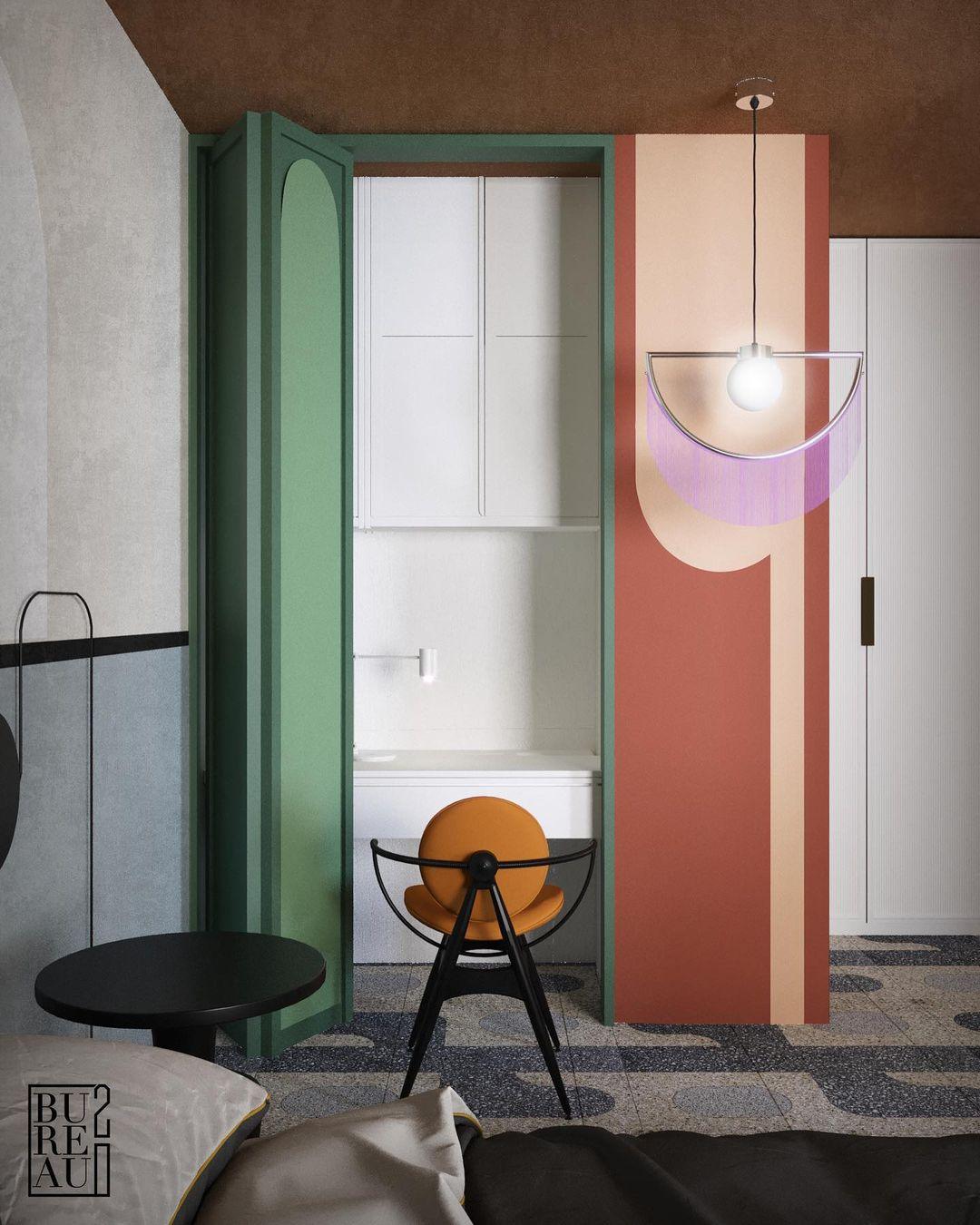 Solara Lampe suspendue en tissu à franges style globe rétro bohème