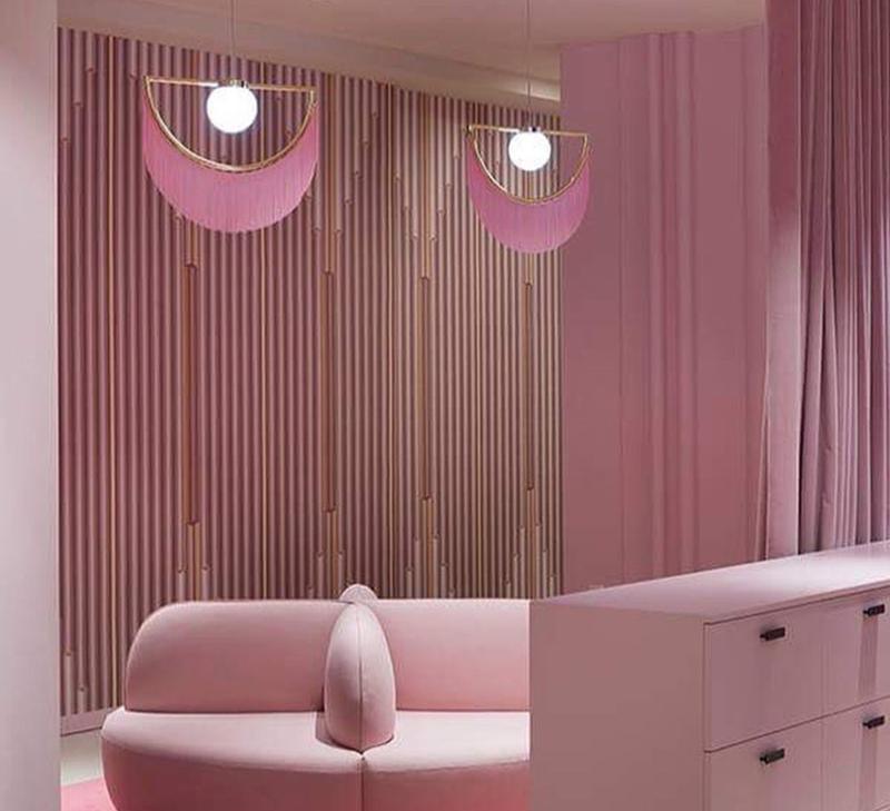 Solara Lampe suspendue en tissu à franges style globe rétro bohème