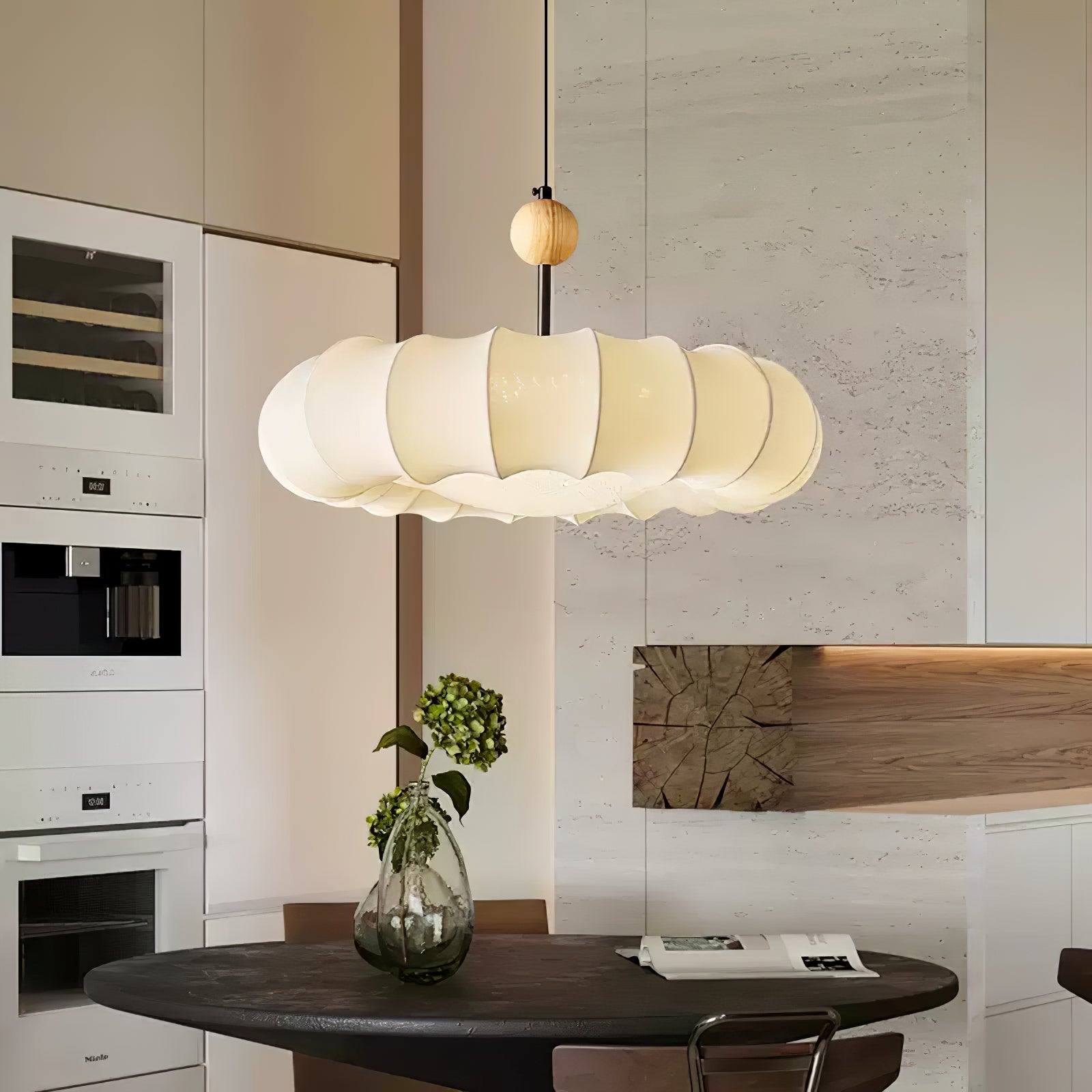 Reyna Suspension Voile en Tissu
