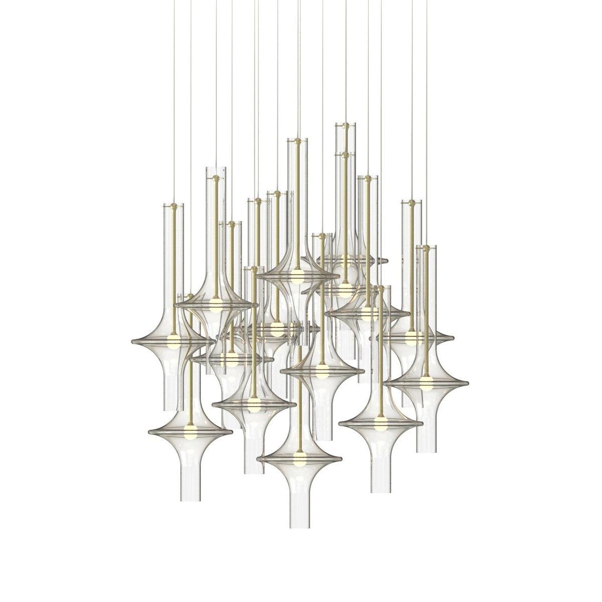 Talera Suspension Lampe en Verre Industrielle Glam