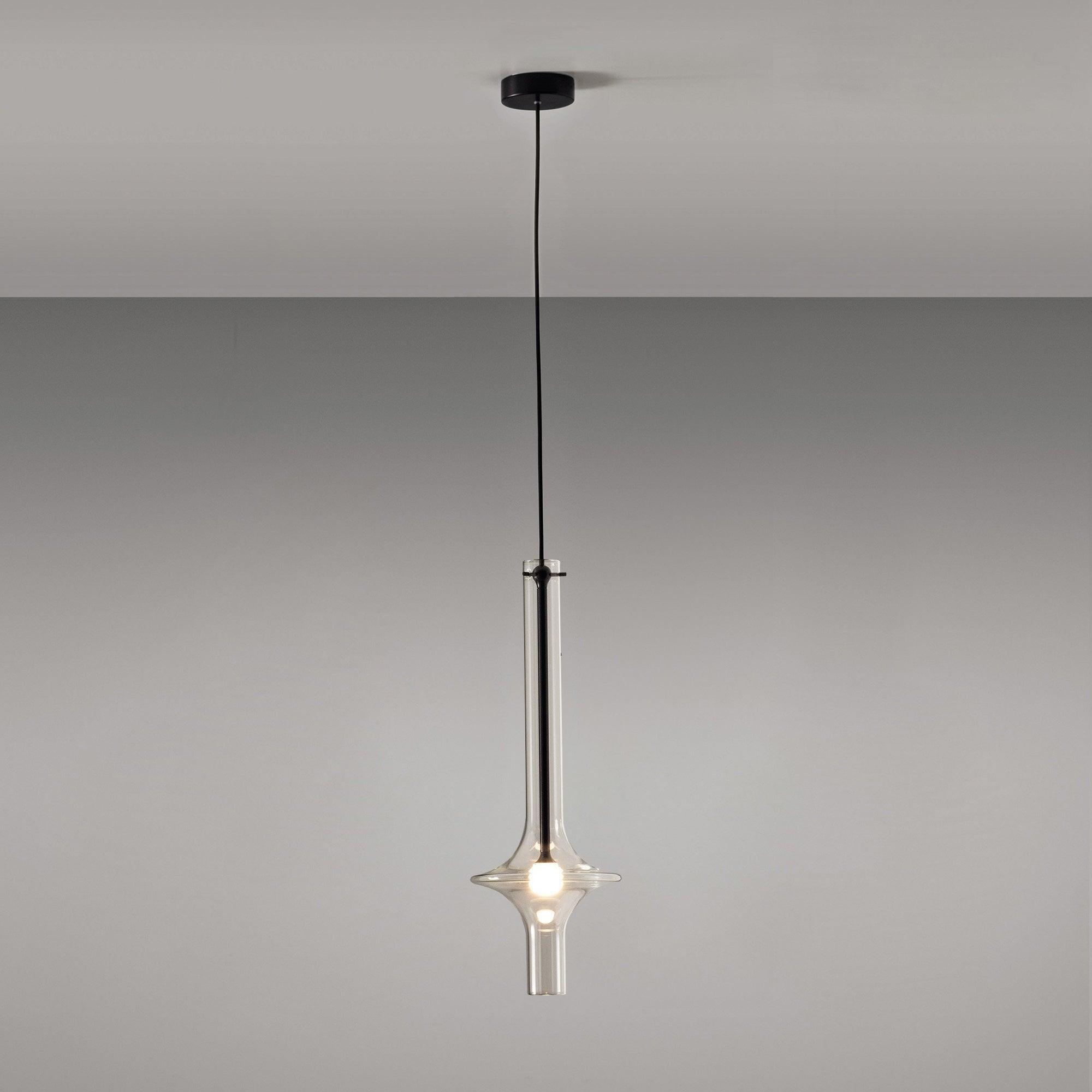 Talera Suspension Lampe en Verre Industrielle Glam