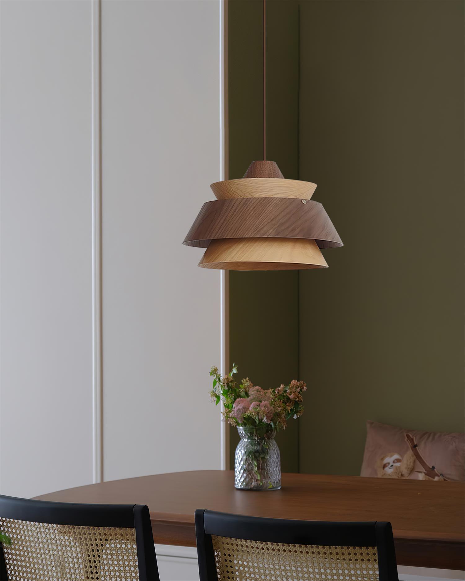 Karwe Suspension Bois Stratifié Vintage