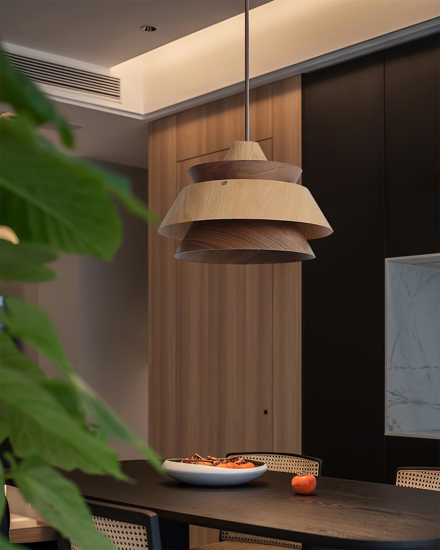 Karwe Suspension Bois Stratifié Vintage