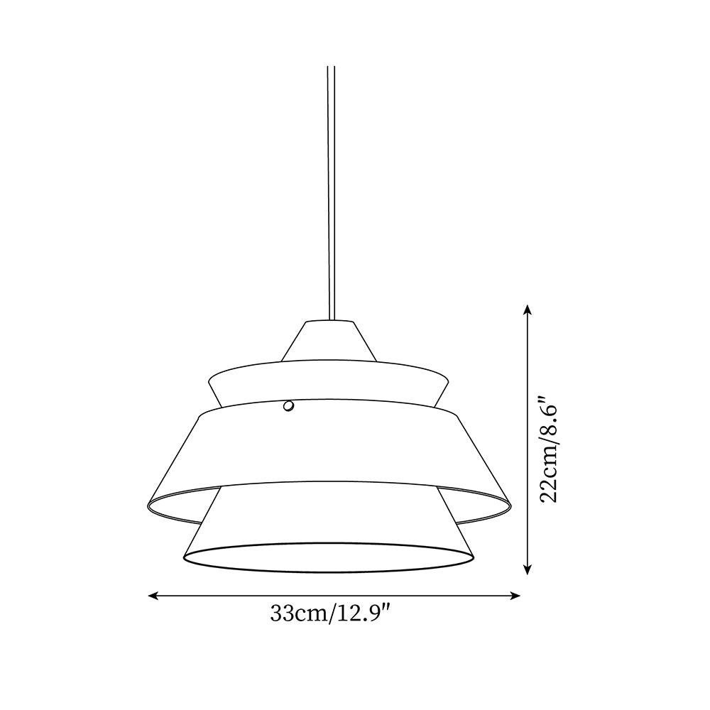 Karwe Suspension Bois Stratifié Vintage