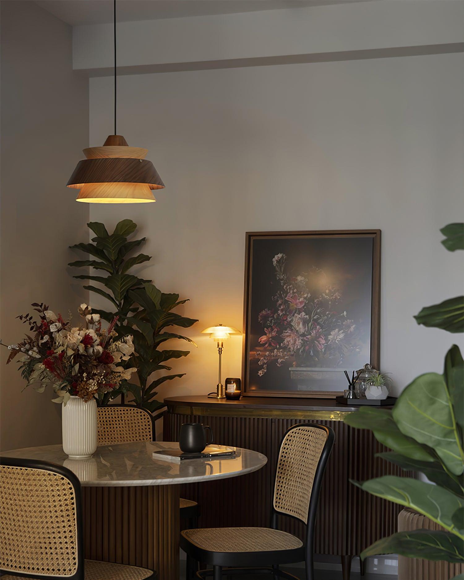 Karwe Suspension Bois Stratifié Vintage