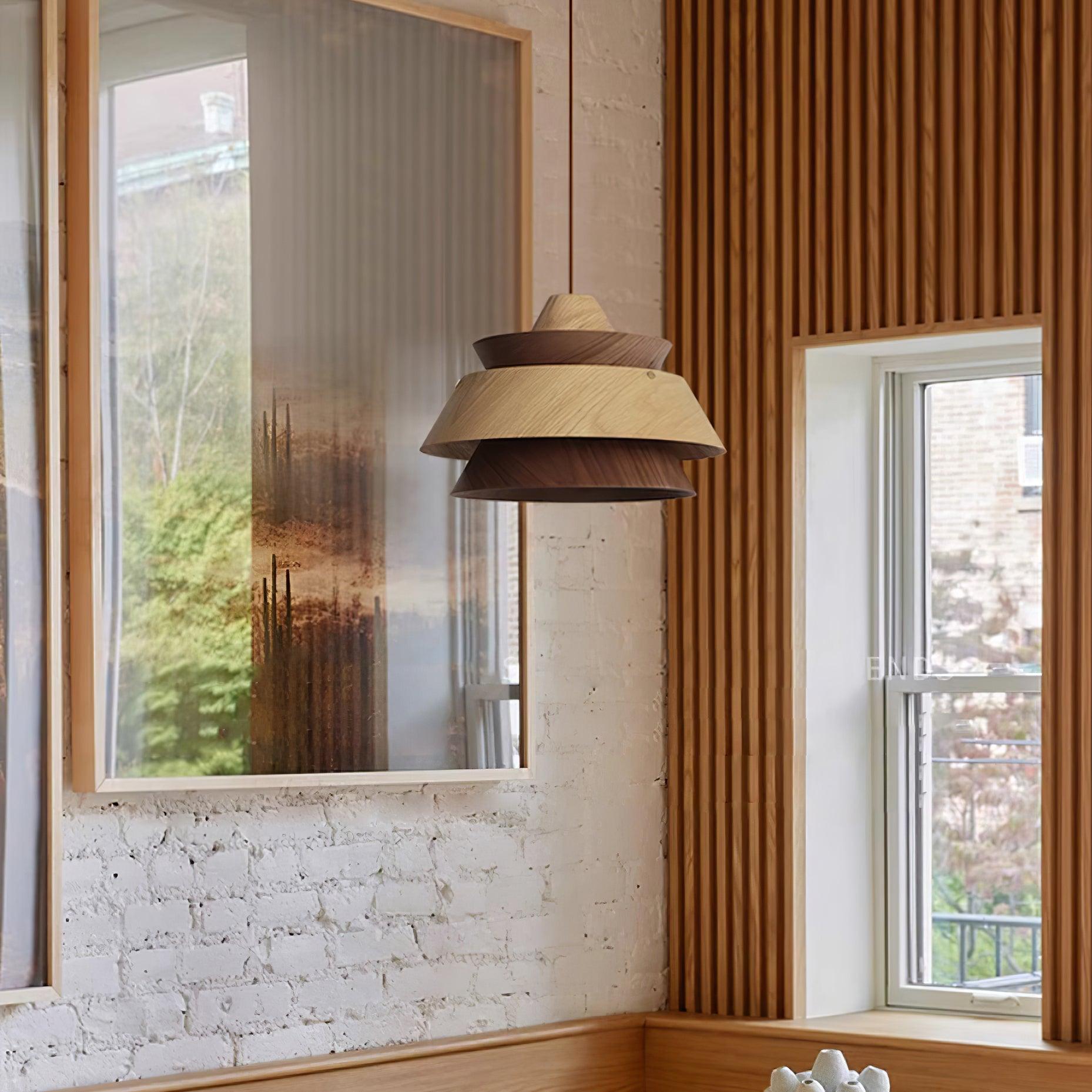Karwe Suspension Bois Stratifié Vintage