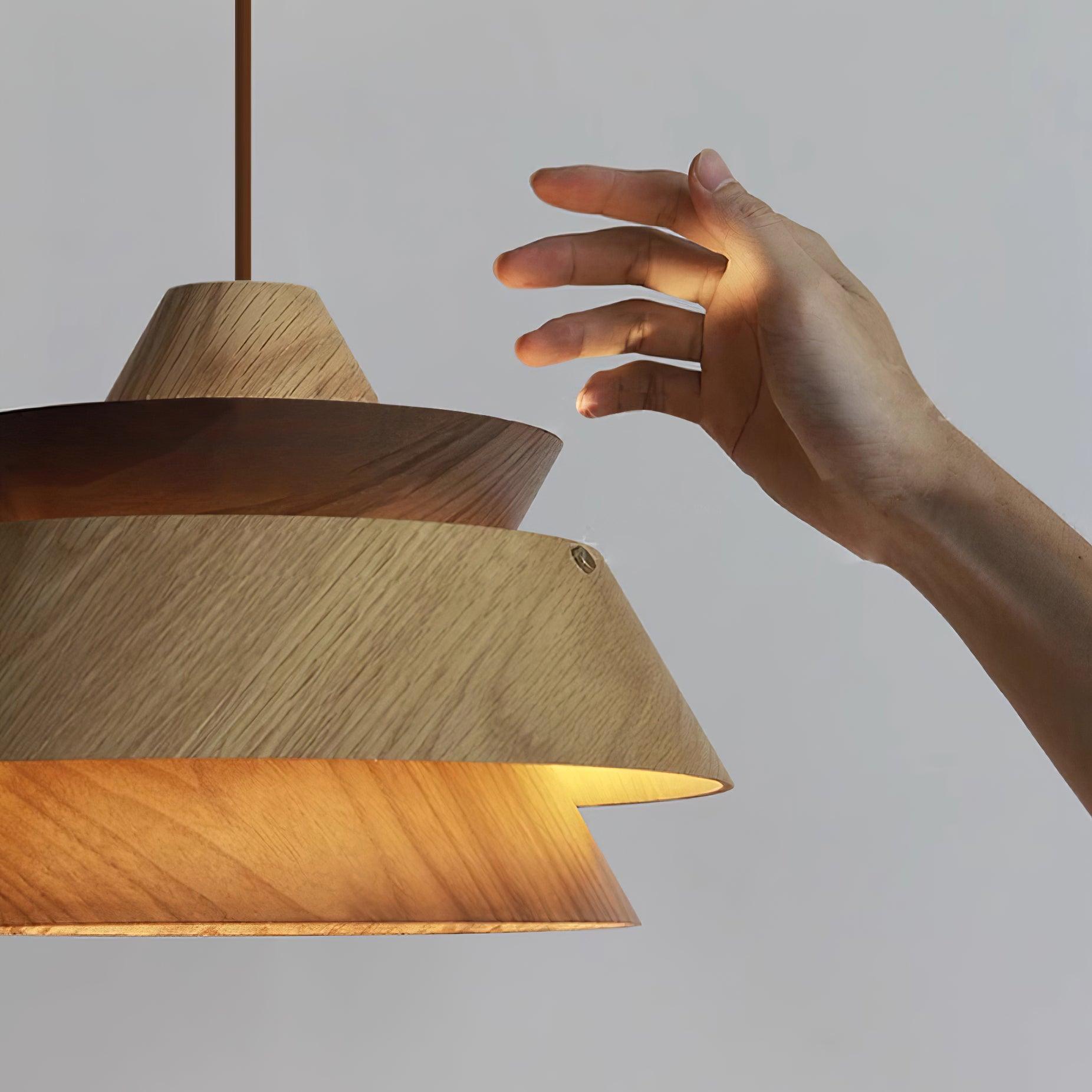 Karwe Suspension Bois Stratifié Vintage