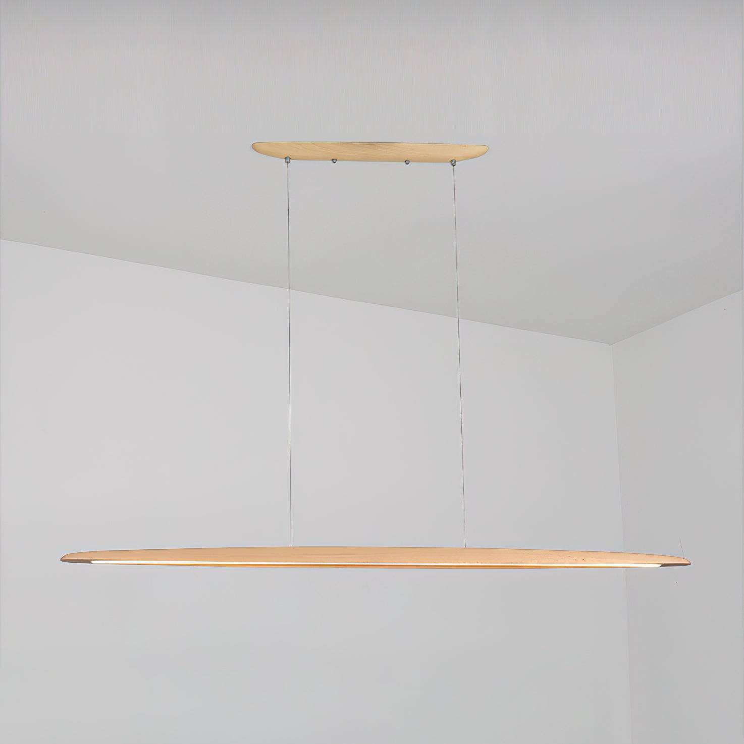 Zing Suspension Bois Noyer Minimaliste