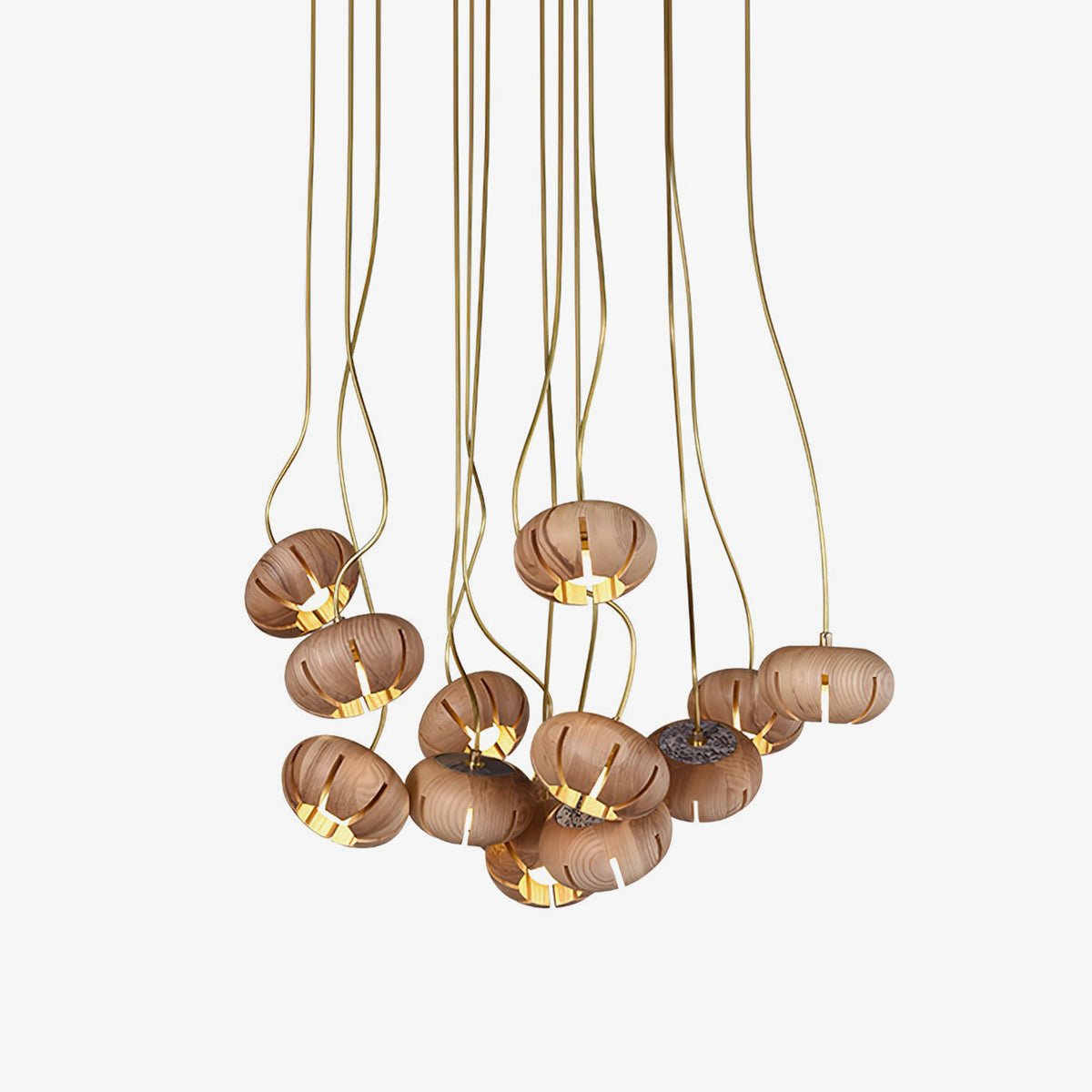 Zasorir Suspension Sculpturale en Marbre Cluster
