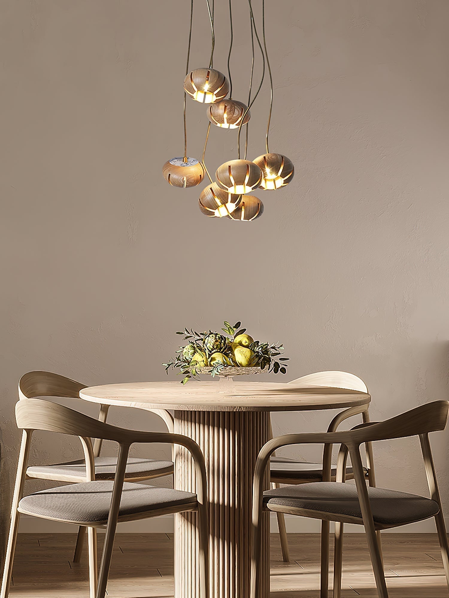 Zasorir Suspension Sculpturale en Marbre Cluster