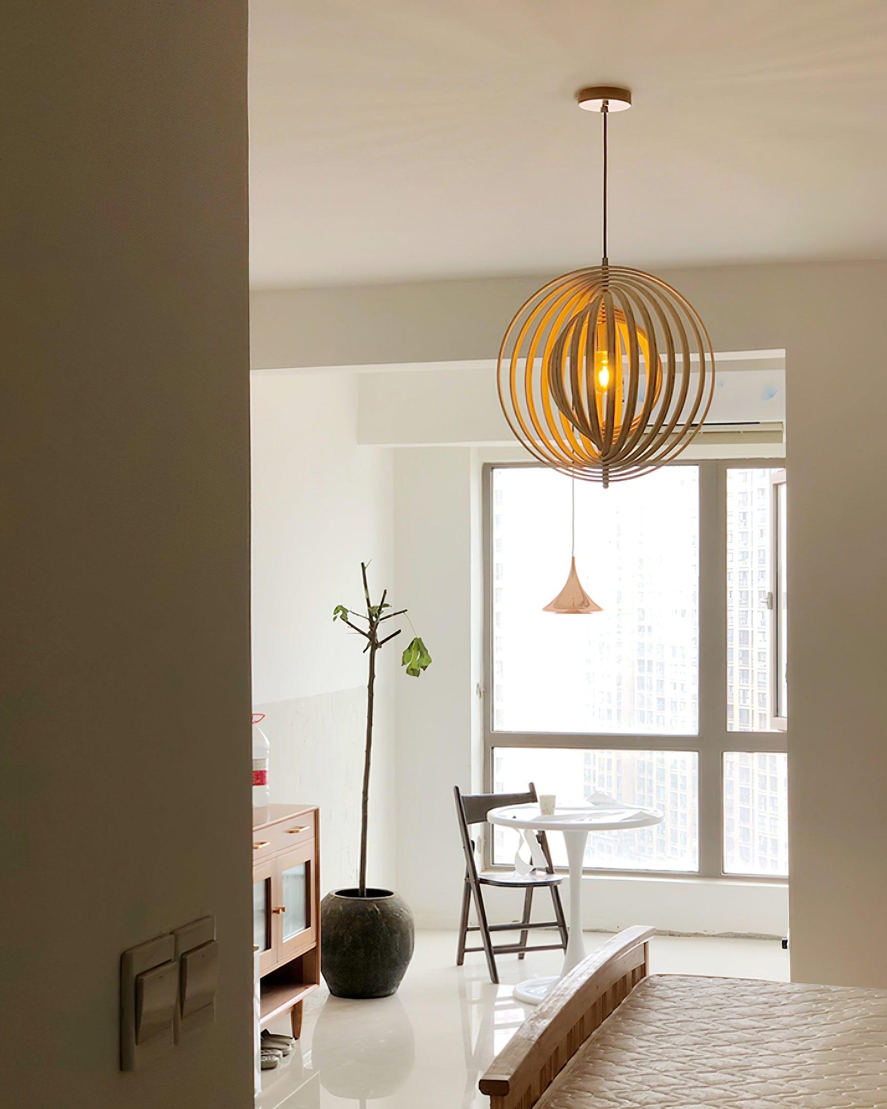 Spira Suspension en Bois Organique
