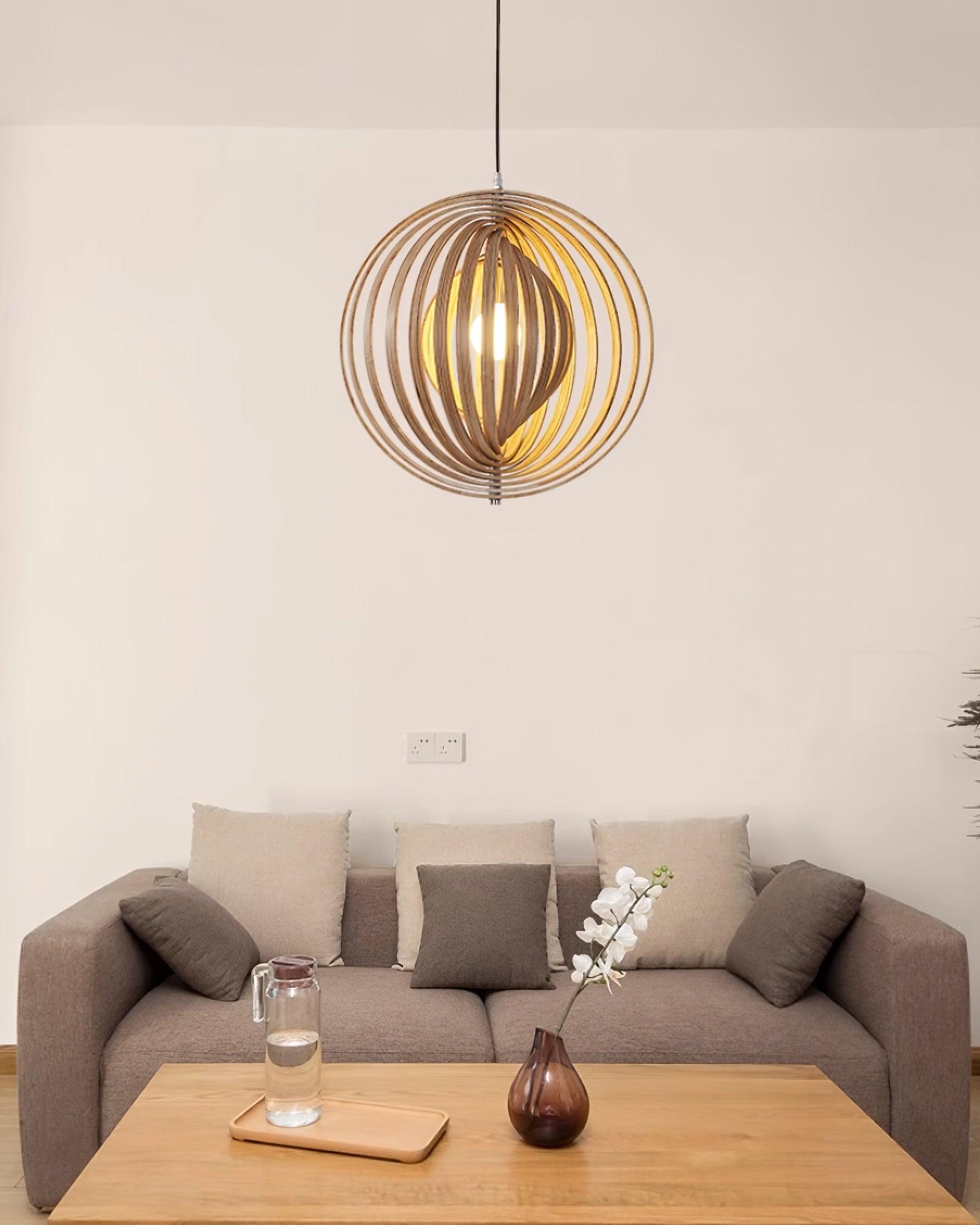 Spira Suspension en Bois Organique