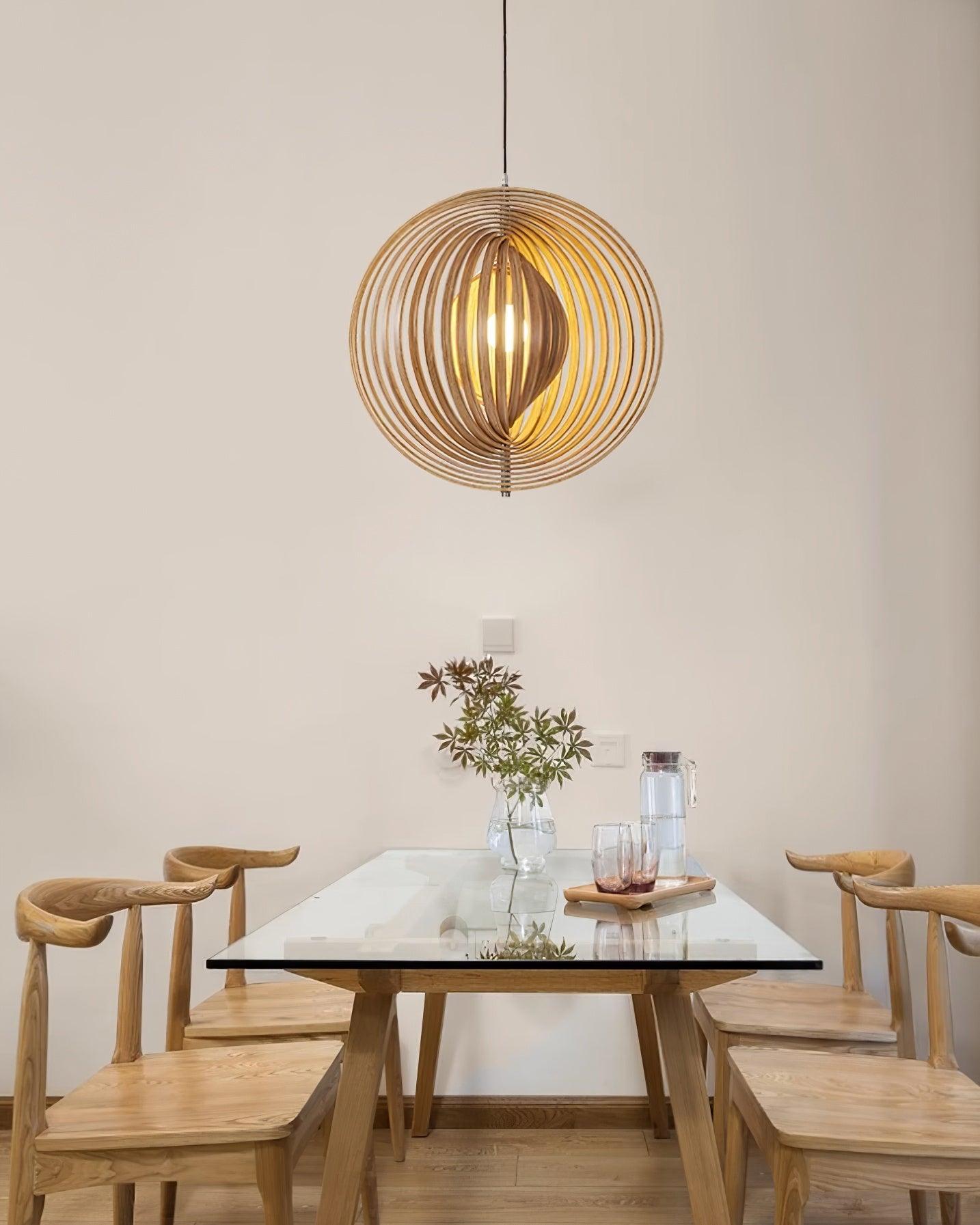 Spira Suspension en Bois Organique