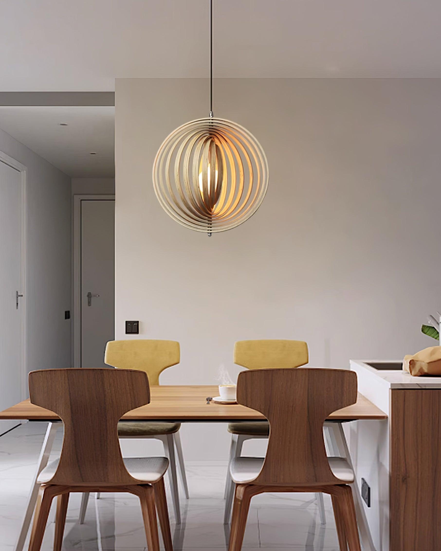 Spira Suspension en Bois Organique