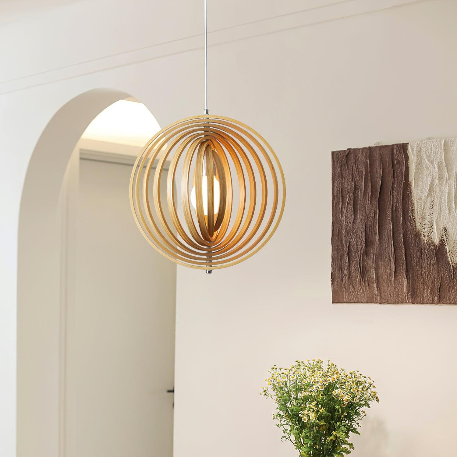 Spira Suspension en Bois Organique