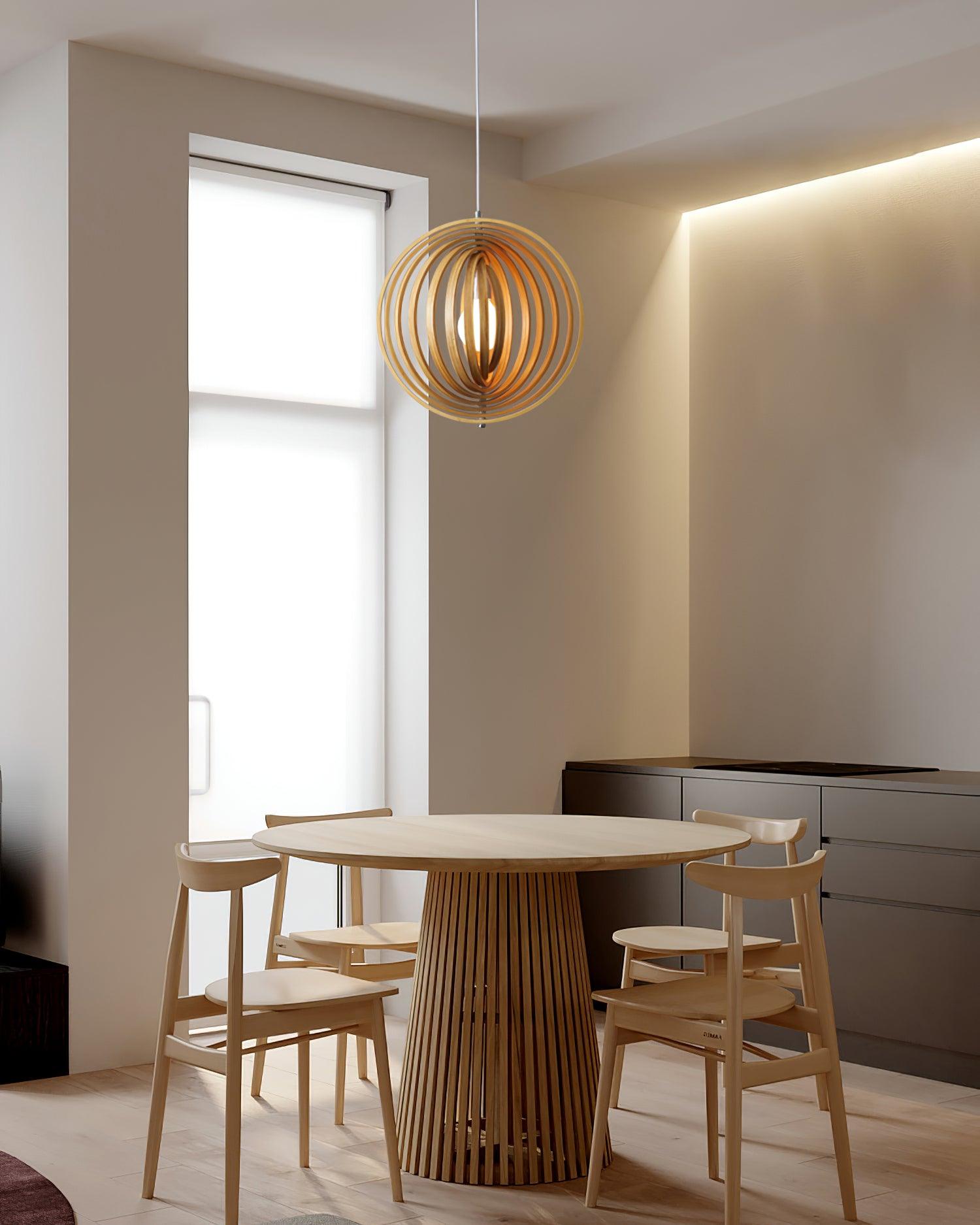 Spira Suspension en Bois Organique