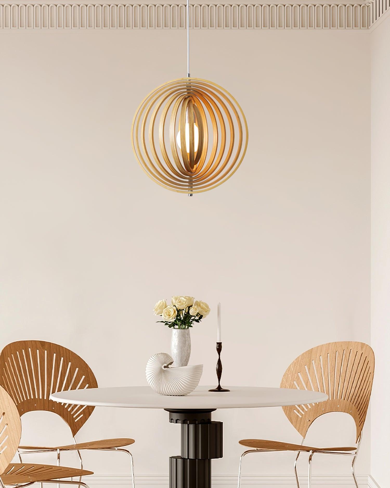 Spira Suspension en Bois Organique