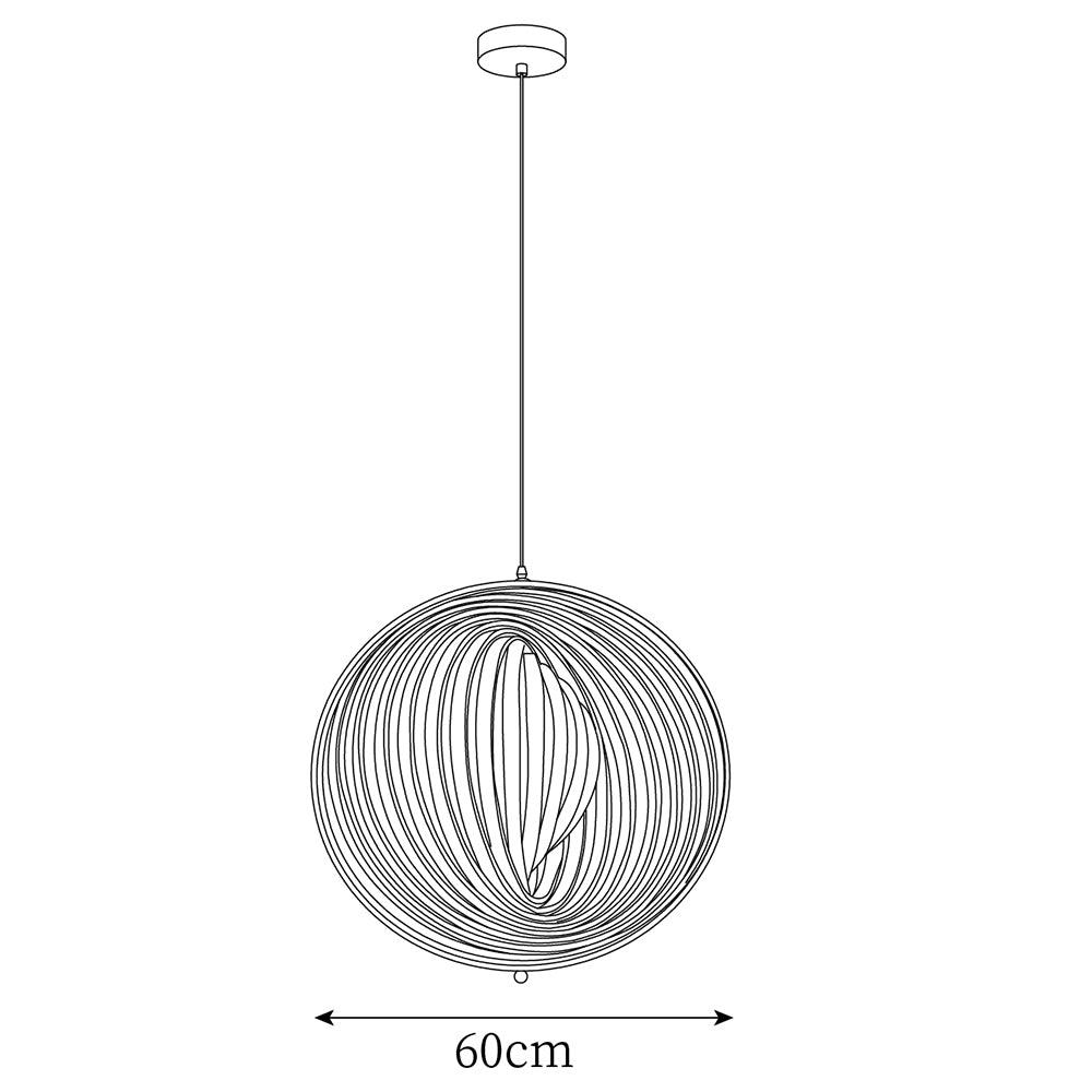 Spira Suspension en Bois Organique
