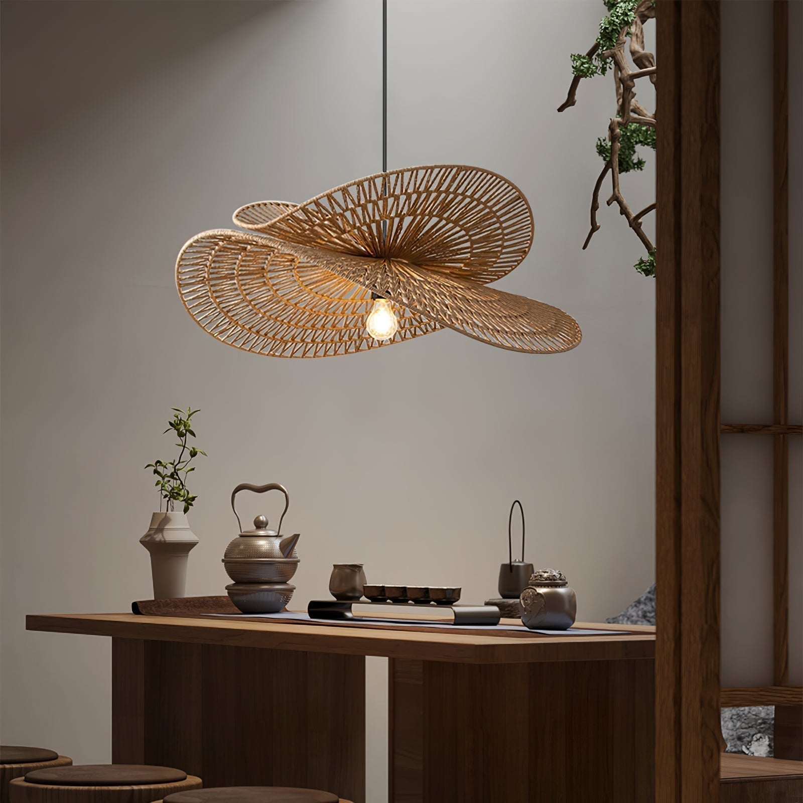 Avelora Suspension Traditionnelle en Corde de Chanvre