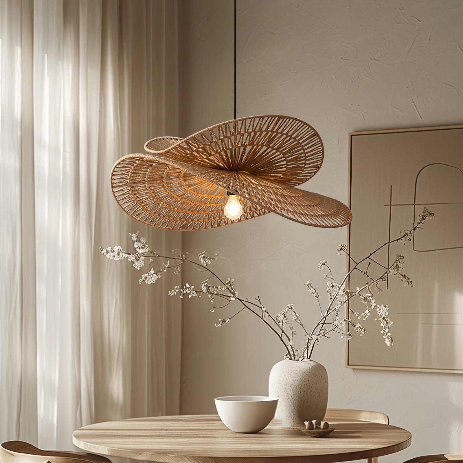 Avelora Suspension Traditionnelle en Corde de Chanvre