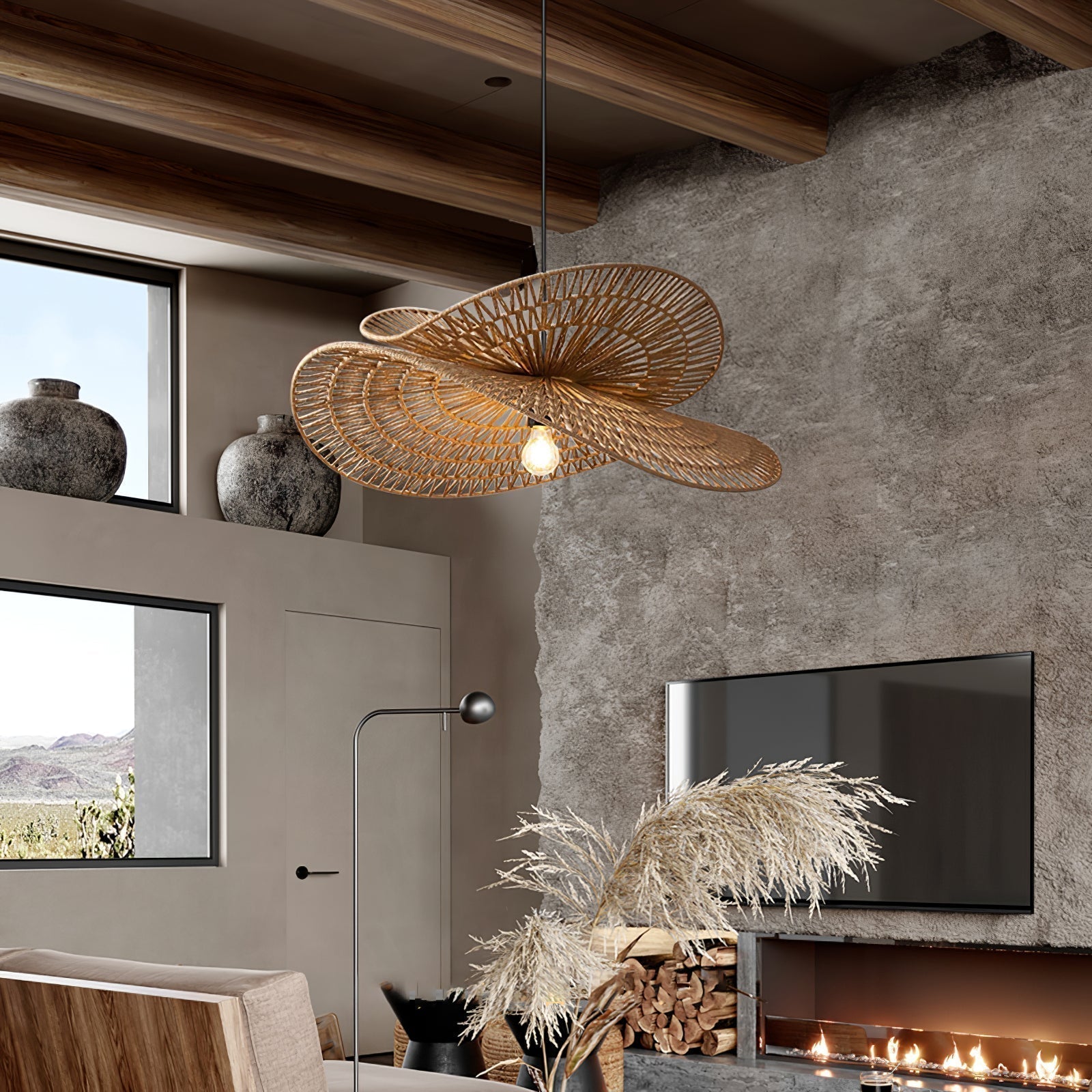 Avelora Suspension Traditionnelle en Corde de Chanvre