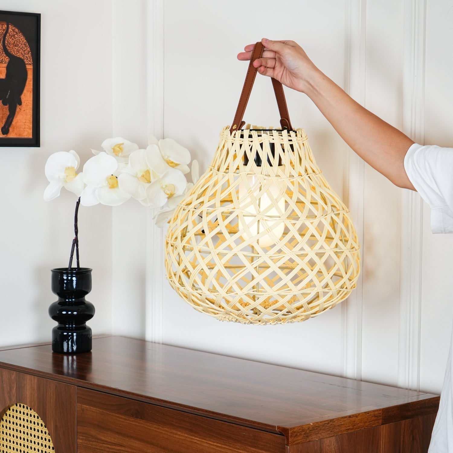 Abella Tressé Sphère Lanterne Extérieur Lampe