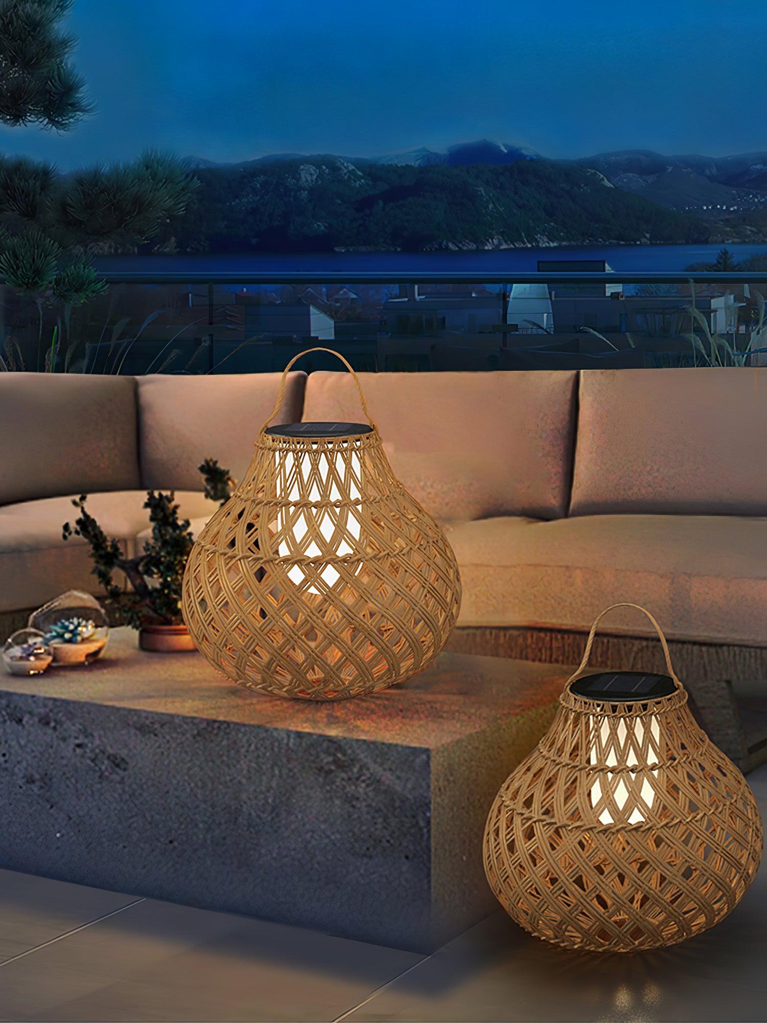 Abella Tressé Sphère Lanterne Extérieur Lampe