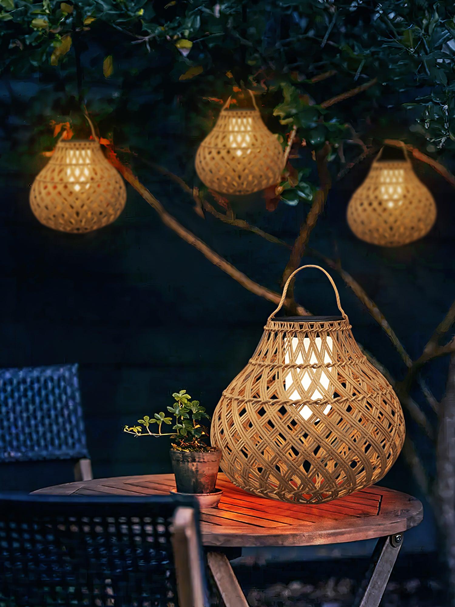 Abella Tressé Sphère Lanterne Extérieur Lampe