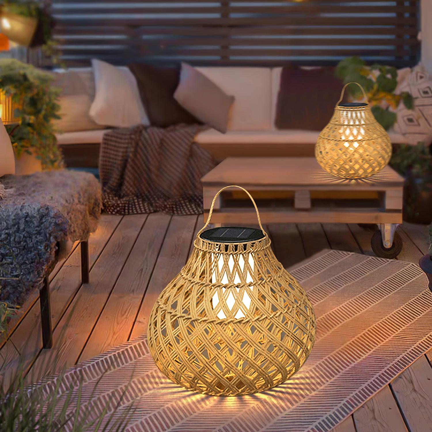 Abella Tressé Sphère Lanterne Extérieur Lampe