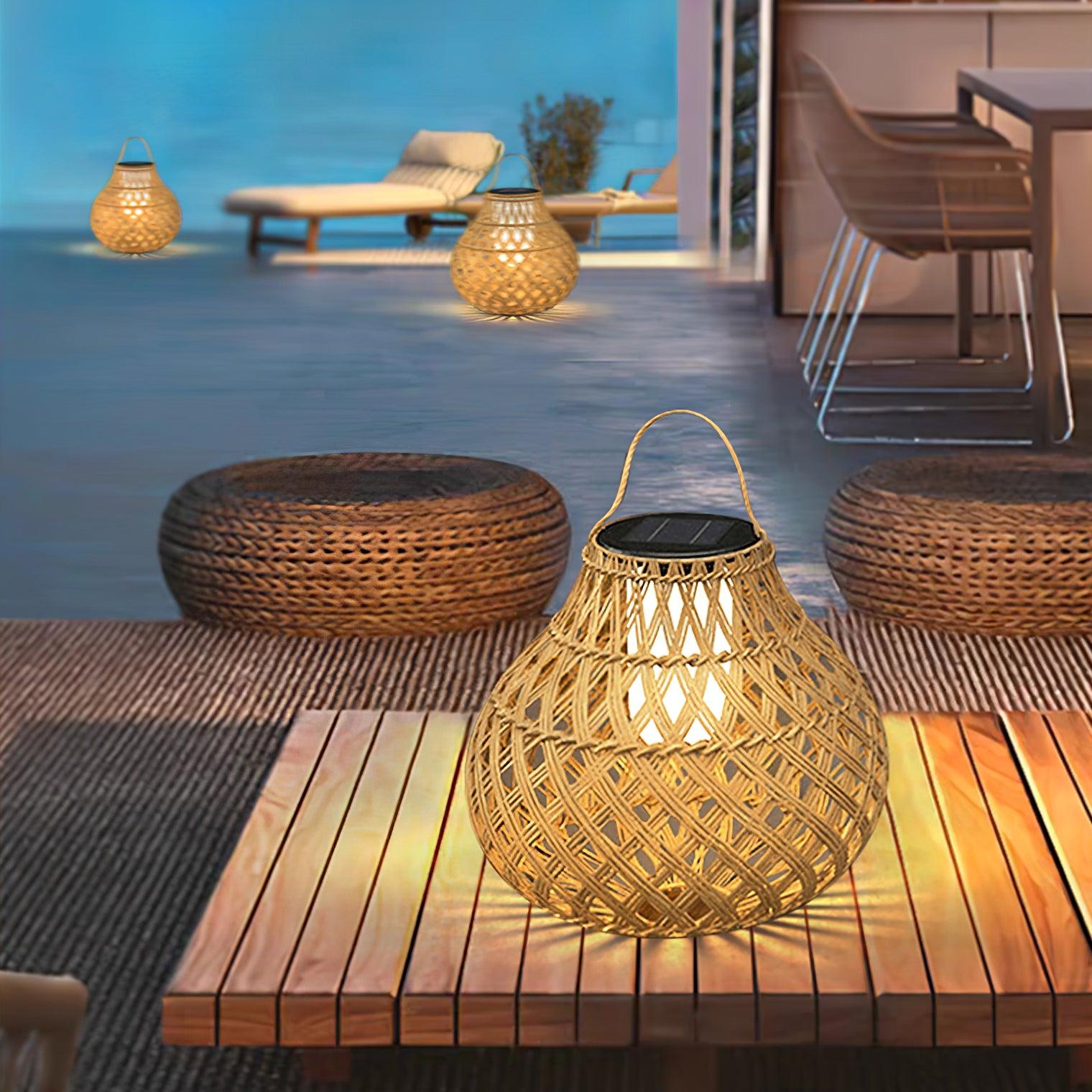 Abella Tressé Sphère Lanterne Extérieur Lampe