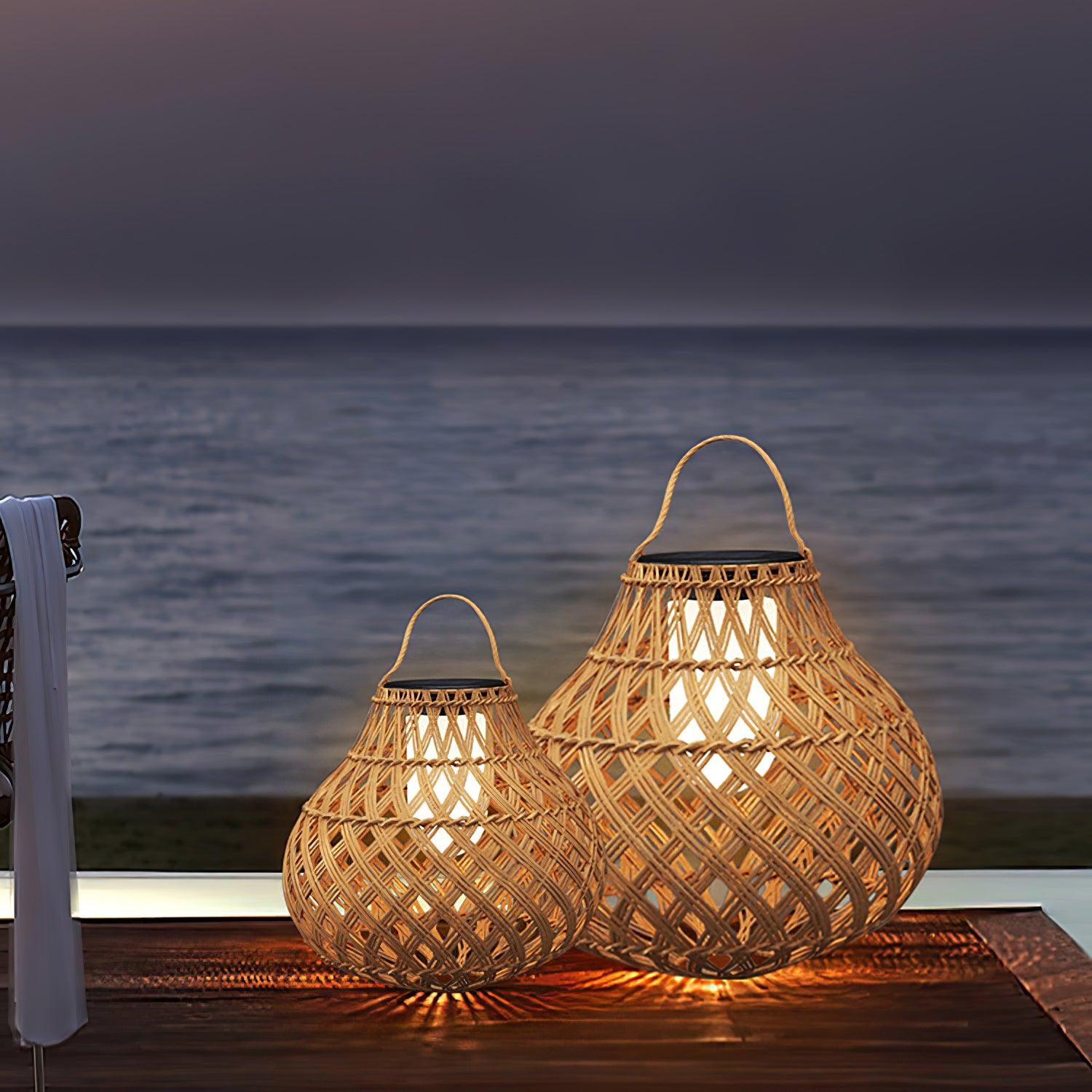Abella Tressé Sphère Lanterne Extérieur Lampe