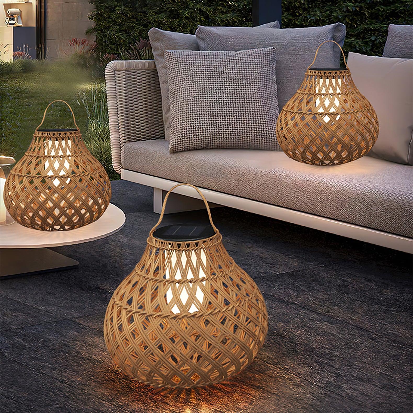 Abella Tressé Sphère Lanterne Extérieur Lampe