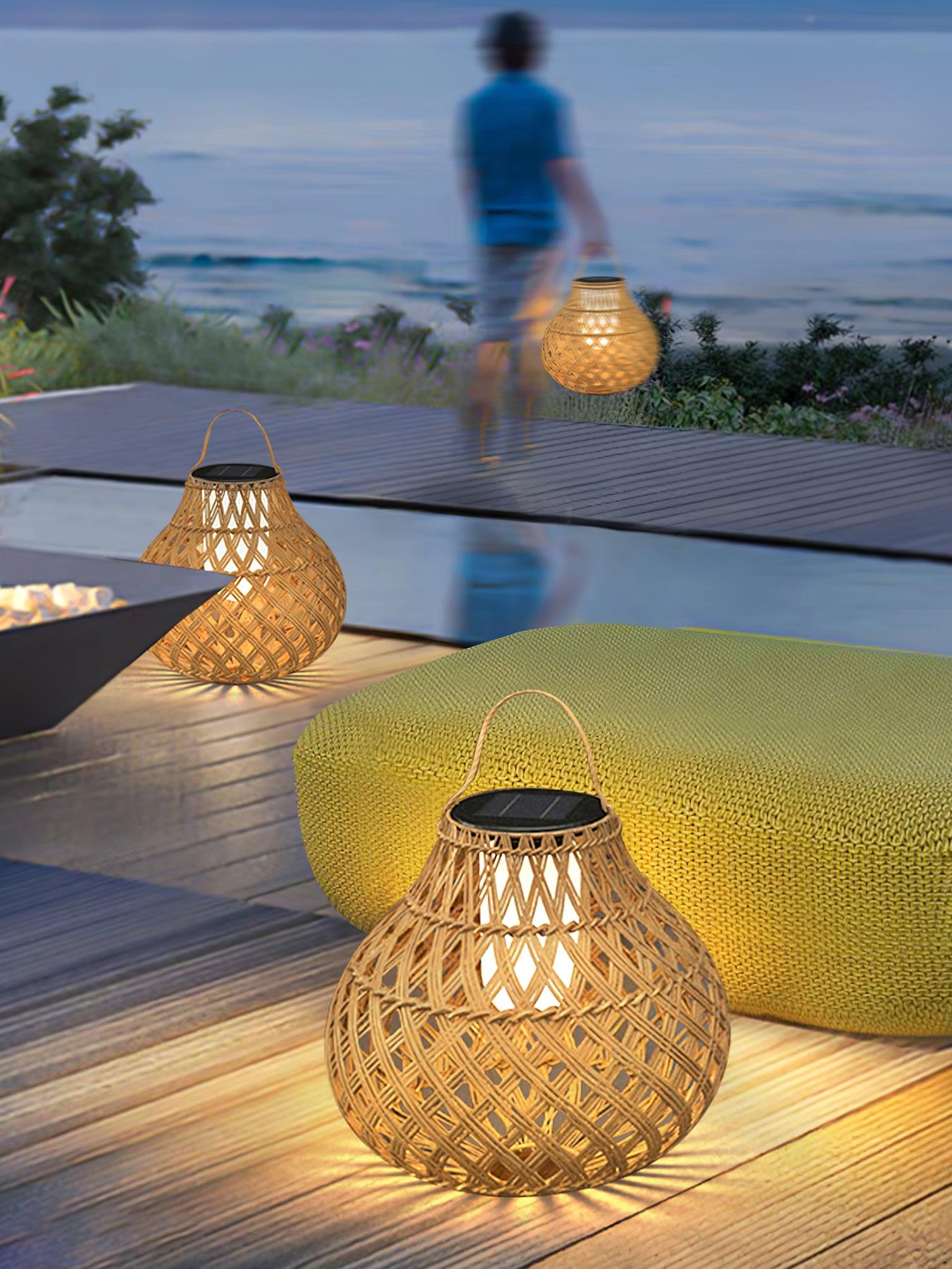 Abella Tressé Sphère Lanterne Extérieur Lampe