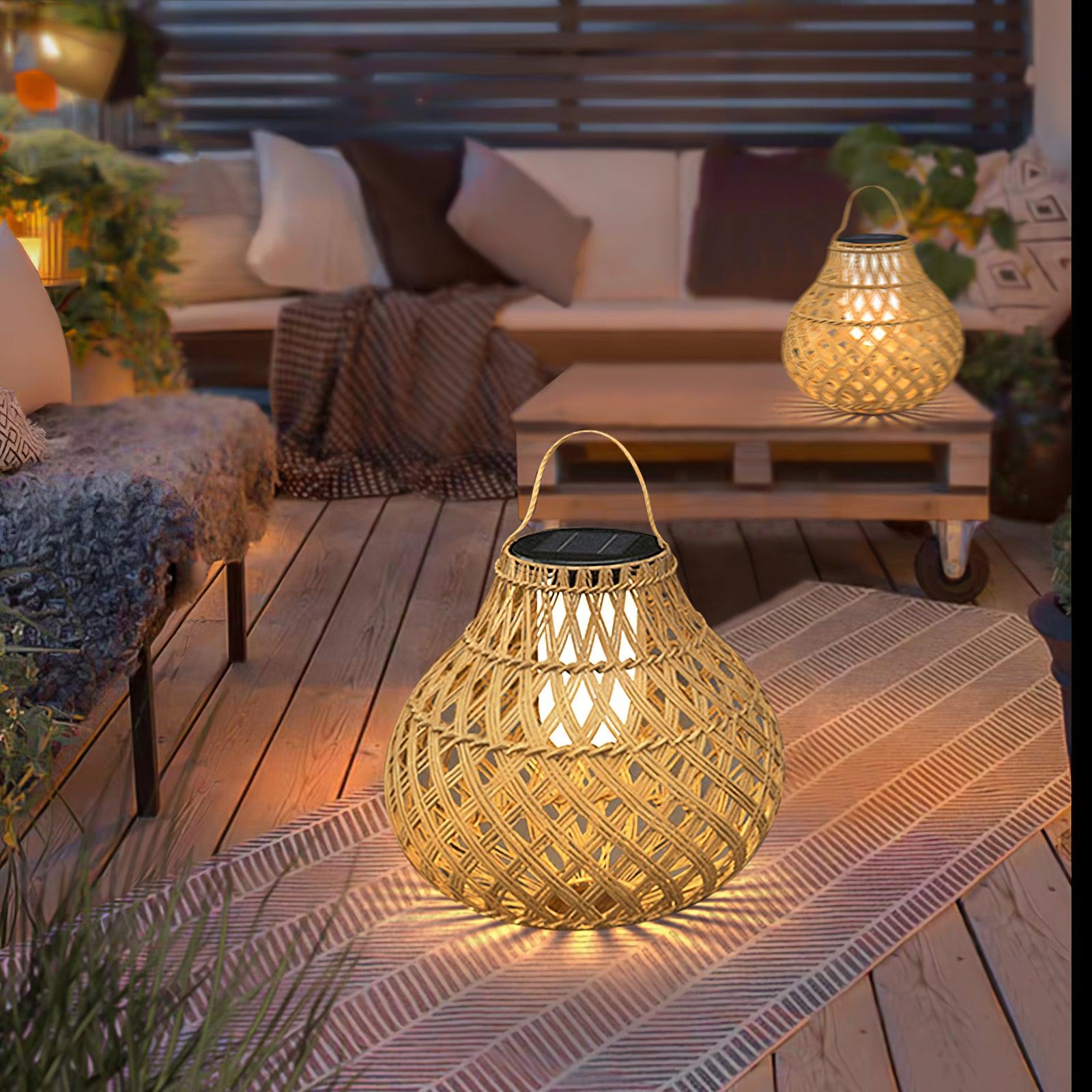 Abella Tressé Sphère Lanterne Extérieur Lampe