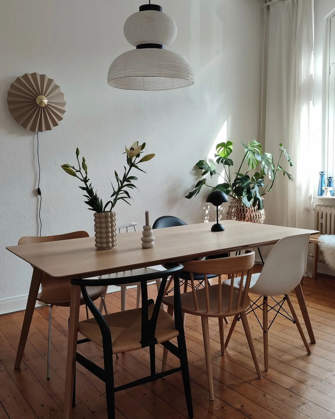 Lanterne en Papier Suspendue Xuan Tranquil