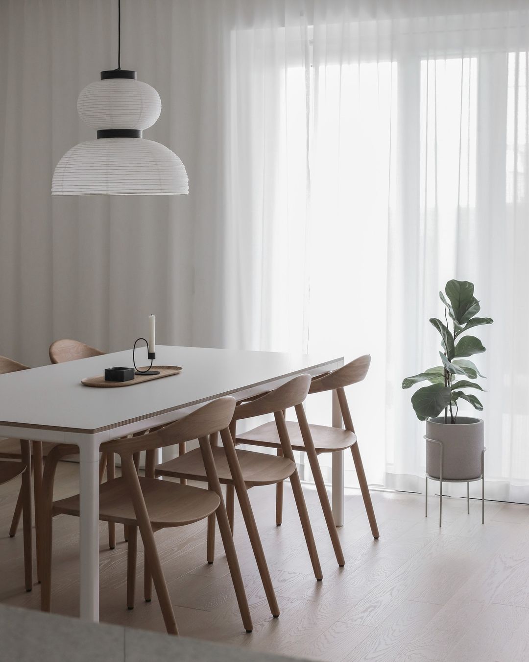 Lanterne en Papier Suspendue Xuan Tranquil