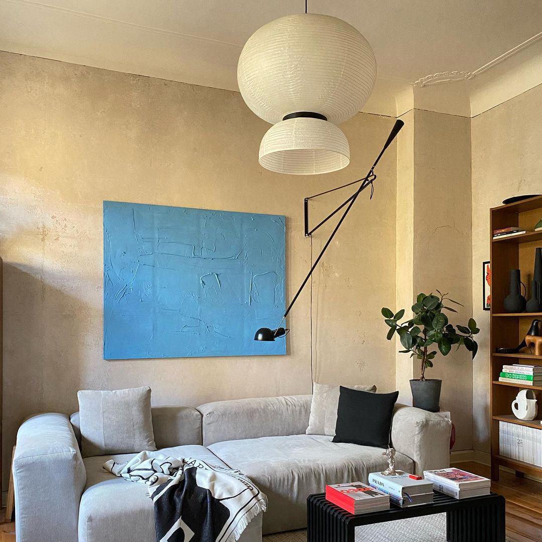 Lanterne en Papier Suspendue Xuan Tranquil