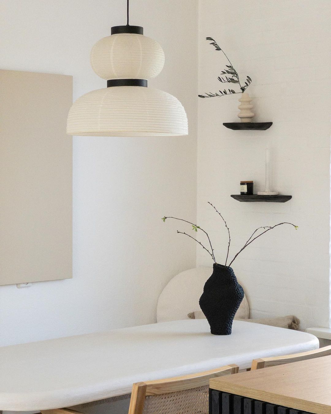Lanterne en Papier Suspendue Xuan Tranquil