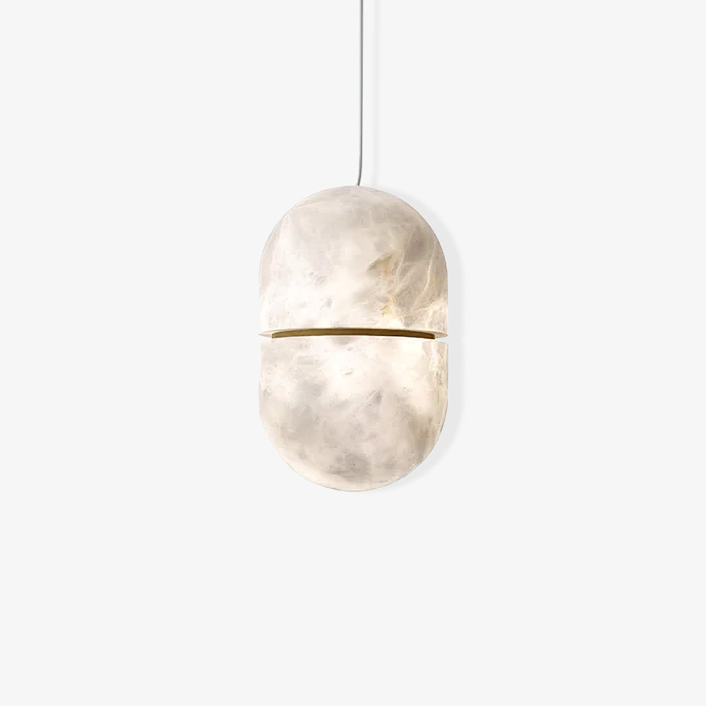 Strata Albâtre Pendentif Lumière Capsule-Forme