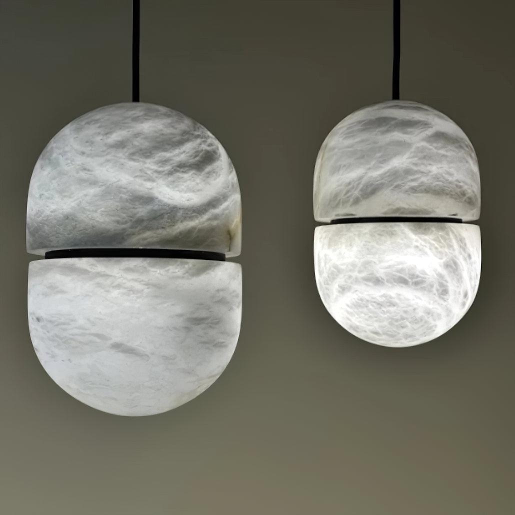 Strata Albâtre Pendentif Lumière Capsule-Forme