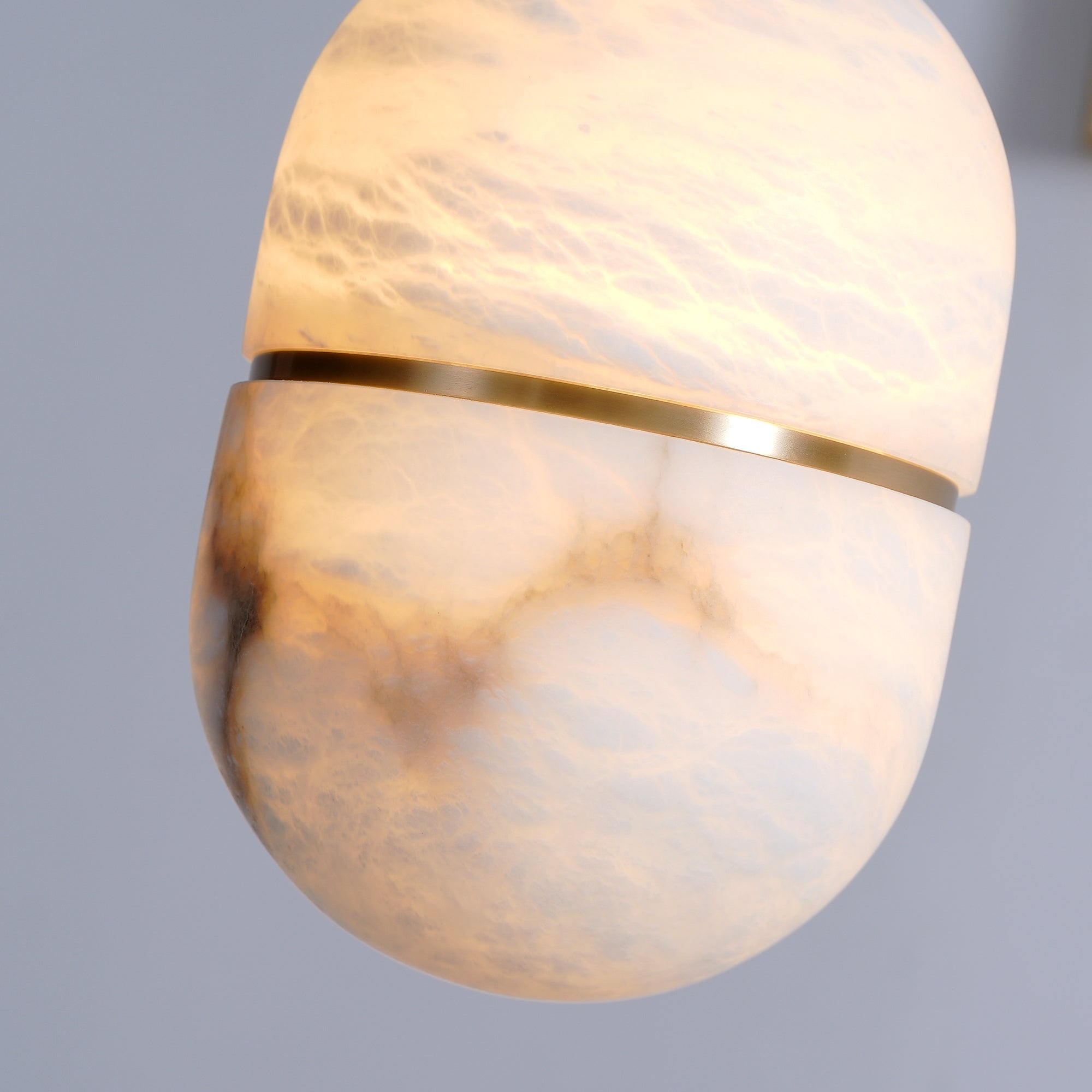 Strata Albâtre Pendentif Lumière Capsule-Forme