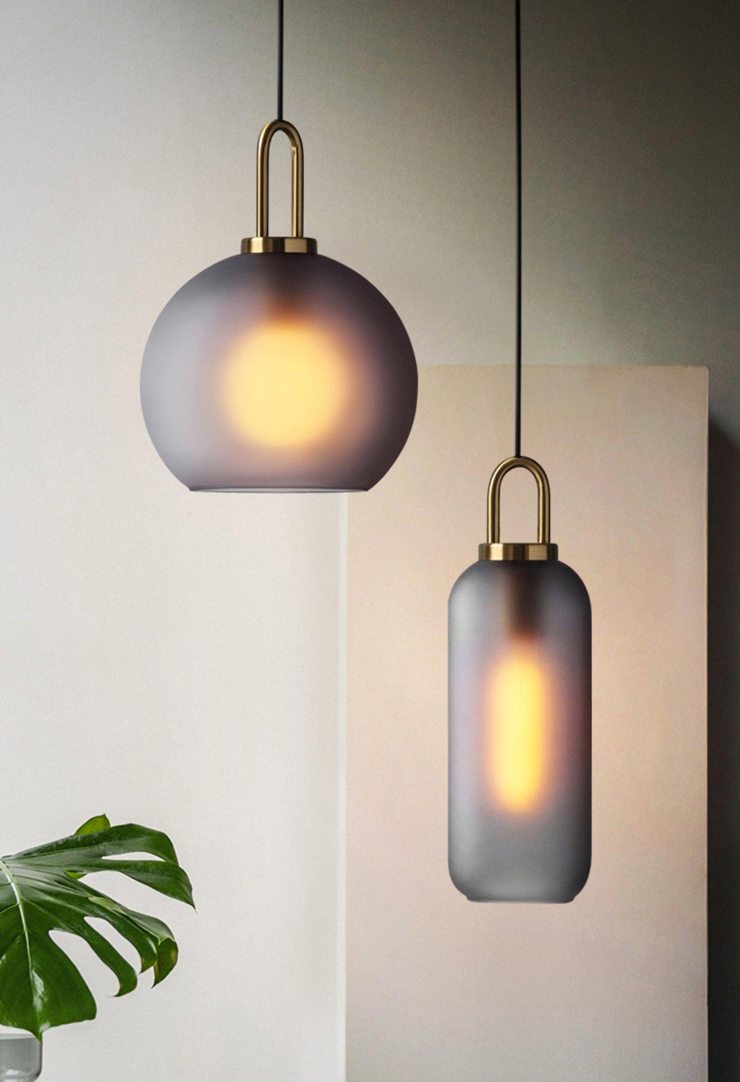 Lustra Suspension Pendule en Verre