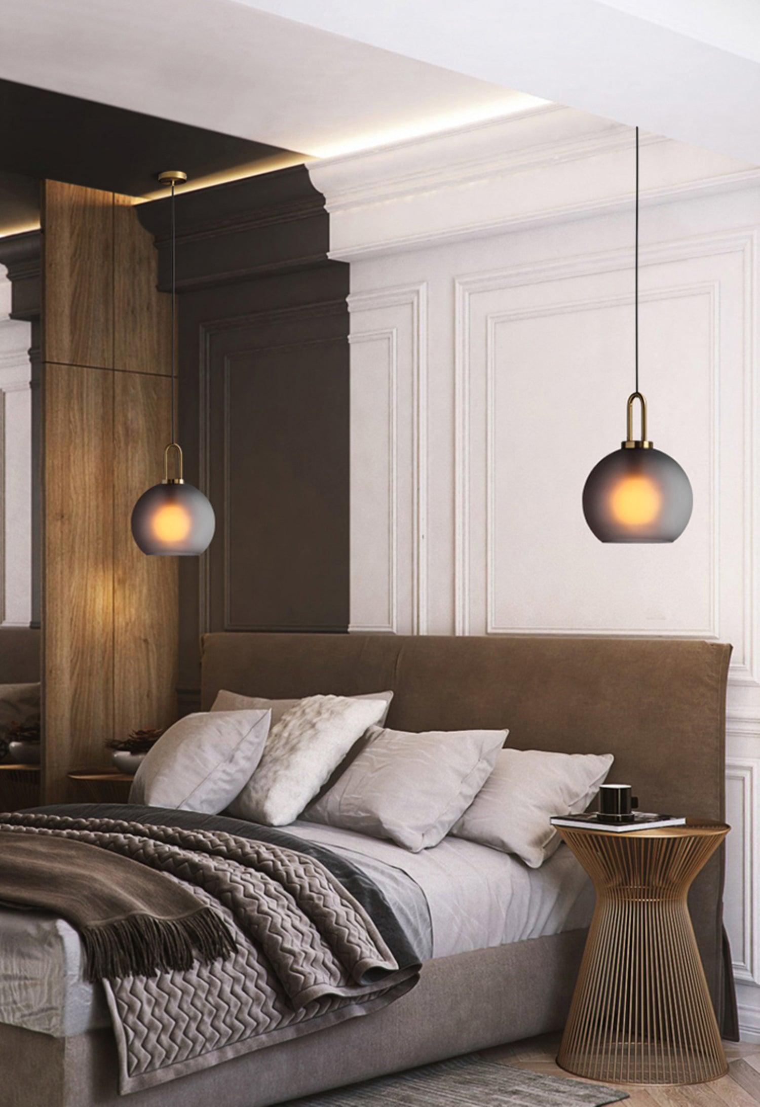 Lustra Suspension Pendule en Verre