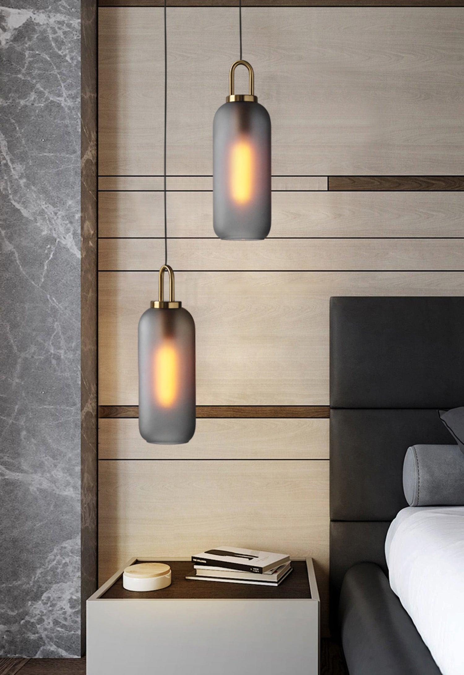 Lustra Suspension Pendule en Verre