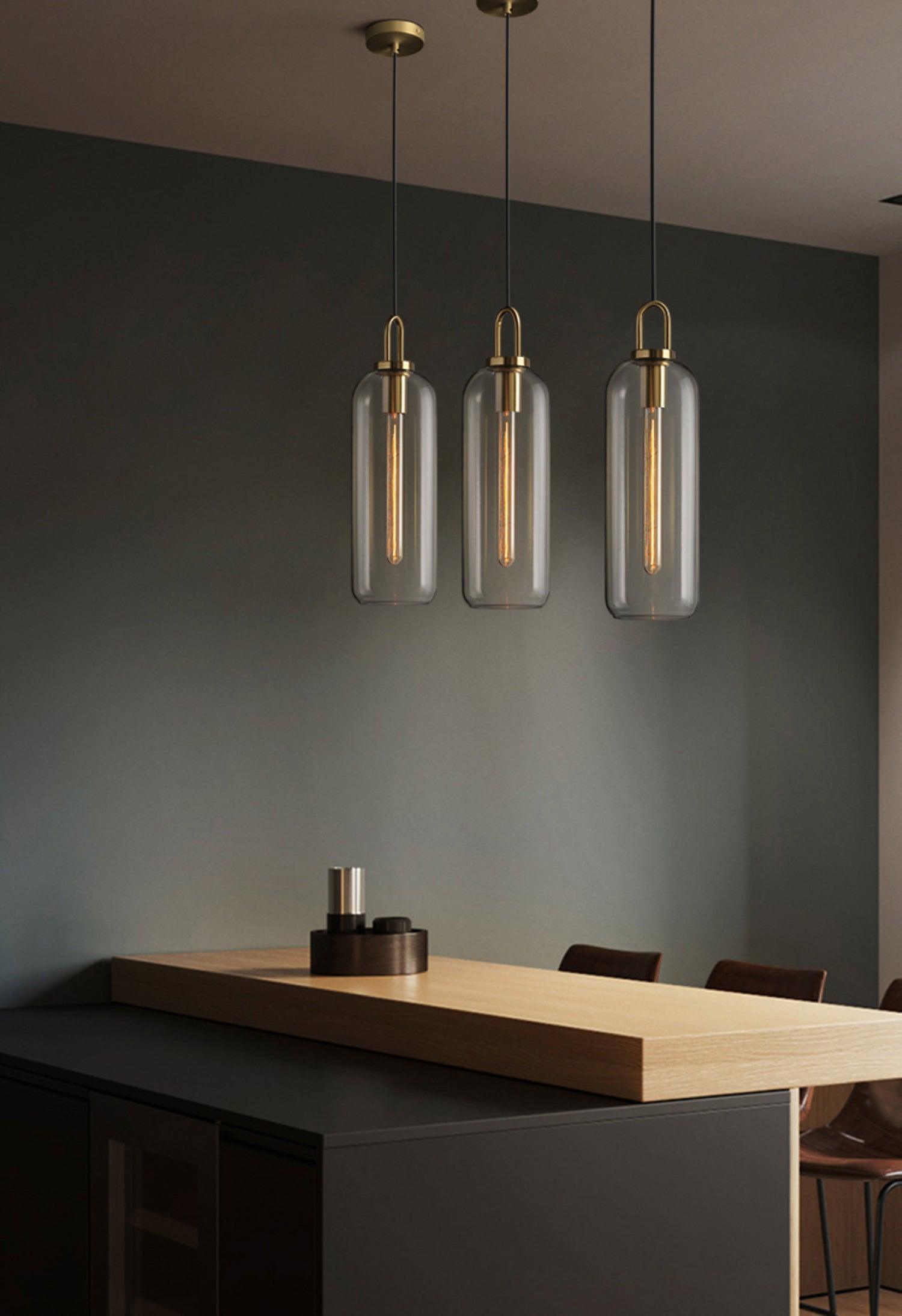 Lustra Suspension Pendule en Verre