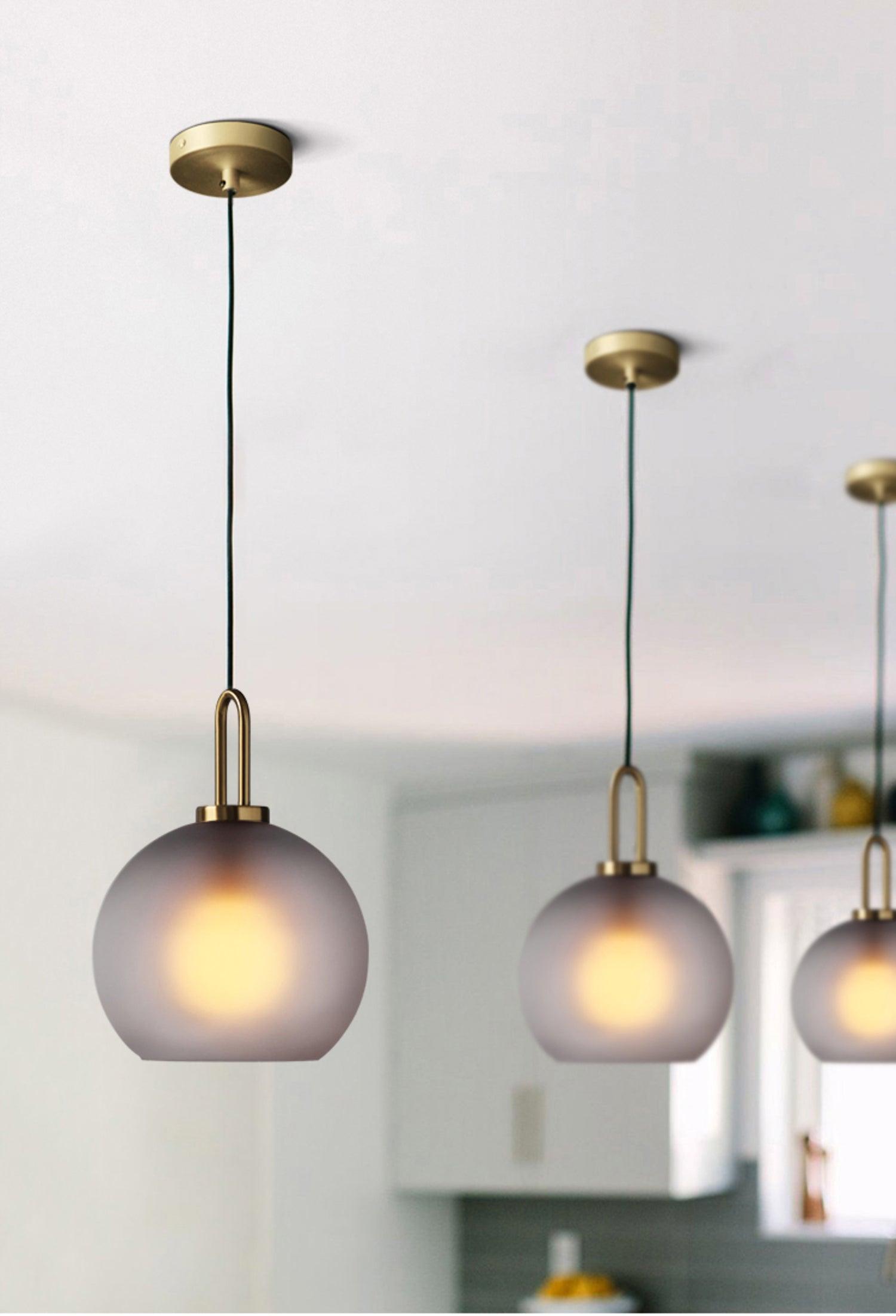 Lustra Suspension Pendule en Verre