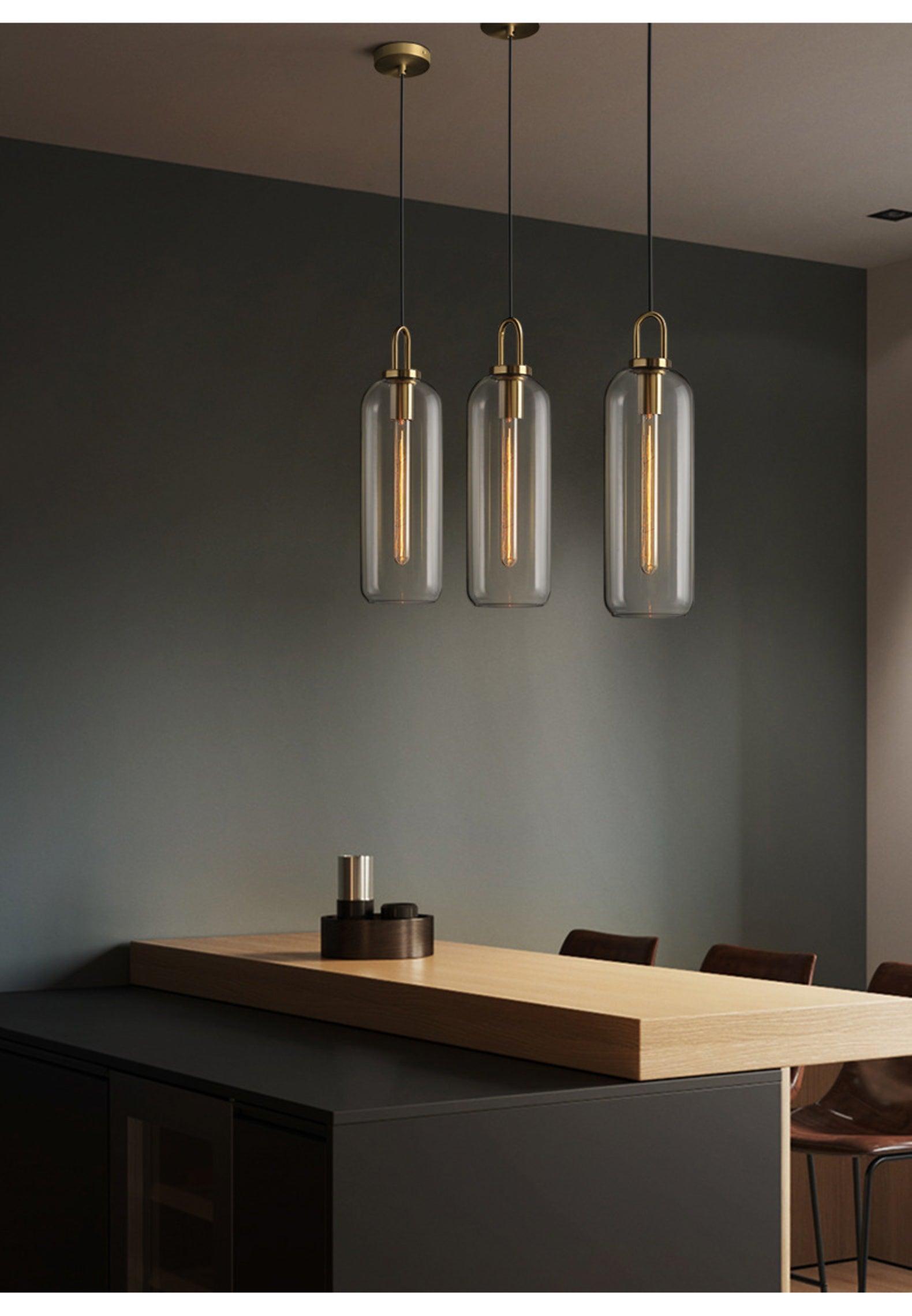 Lustra Suspension Pendule en Verre