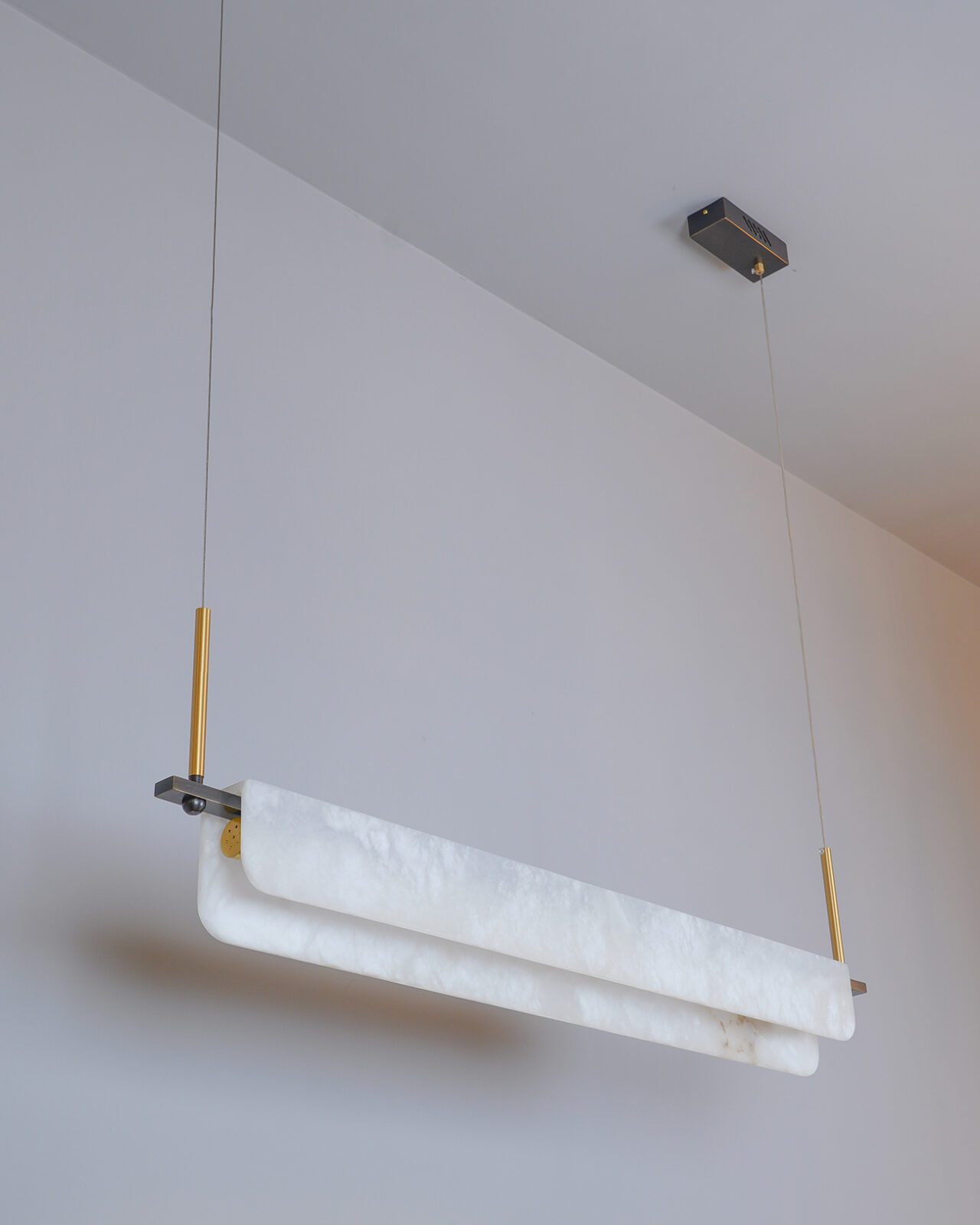 Eshaisra Suspension Métal Albâtre Minimaliste Moderne