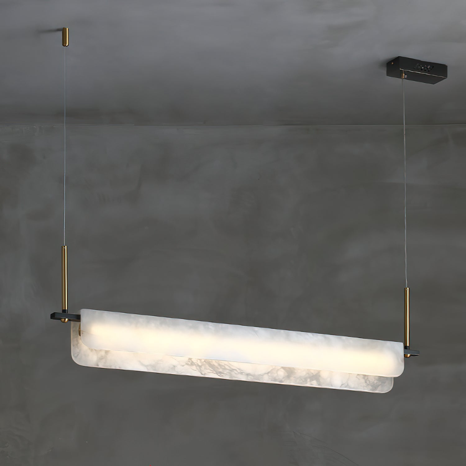 Eshaisra Suspension Métal Albâtre Minimaliste Moderne