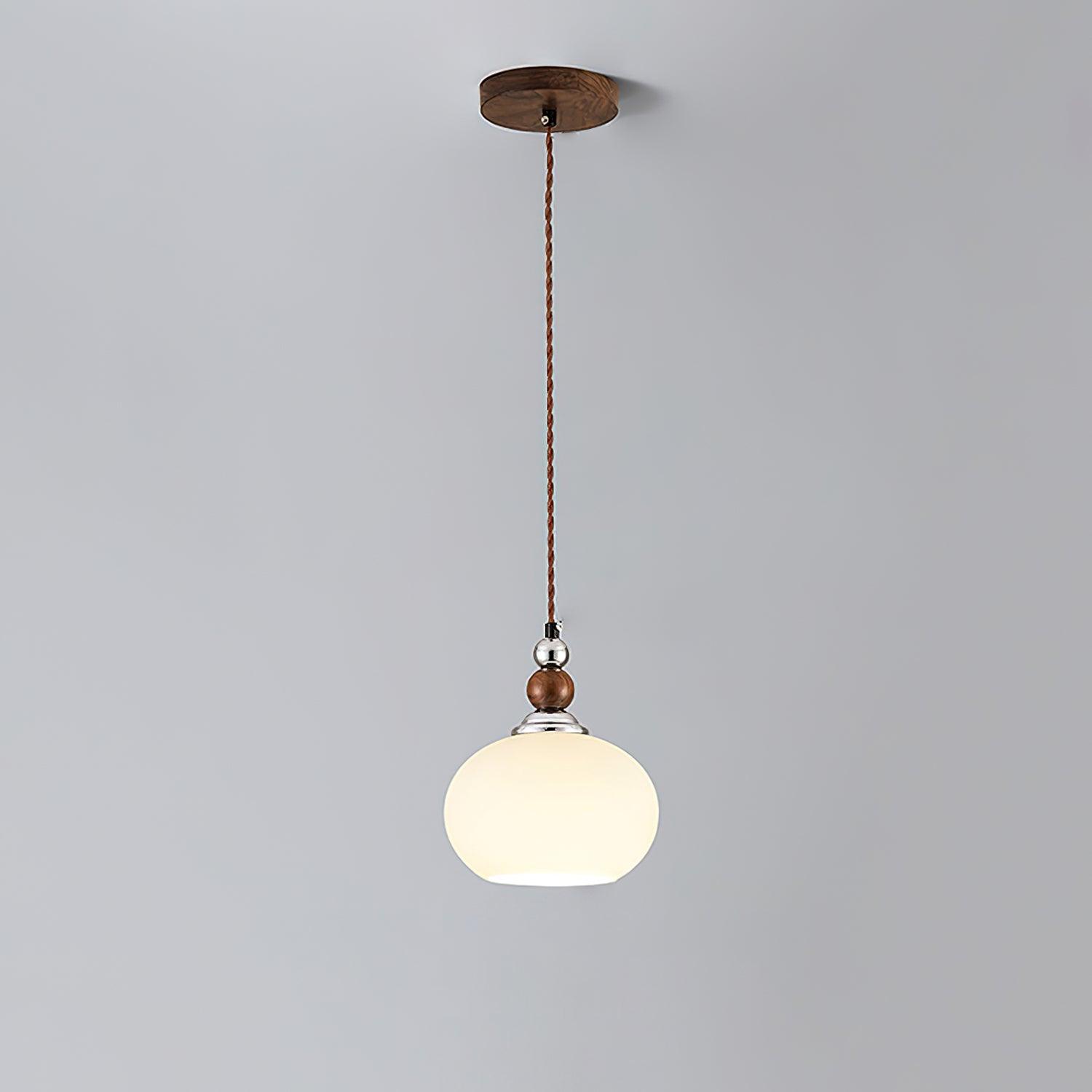 Luna Suspension Lampe en Verre Moderne